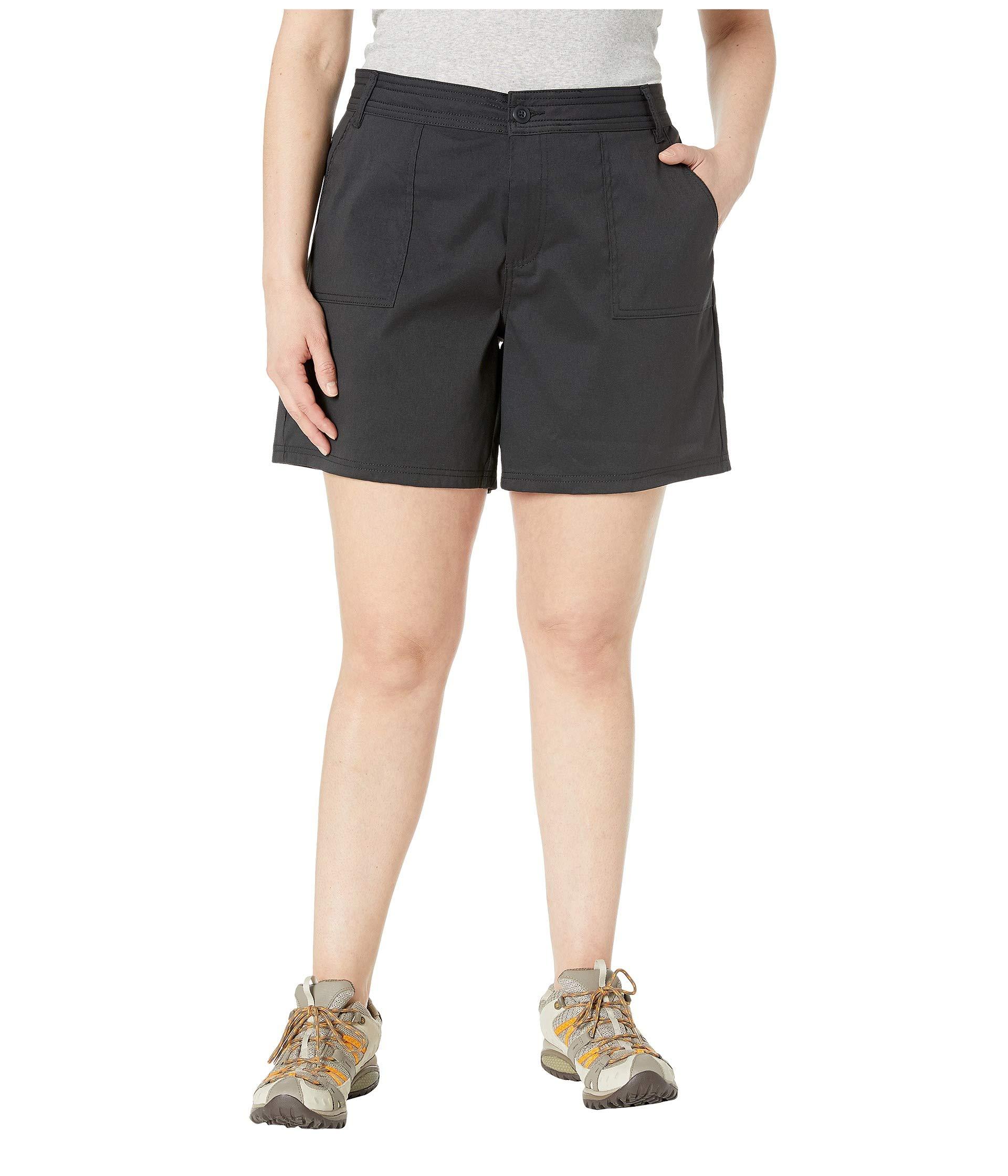 Prana Synthetic Plus Size Olivia Shorts in Black Lyst