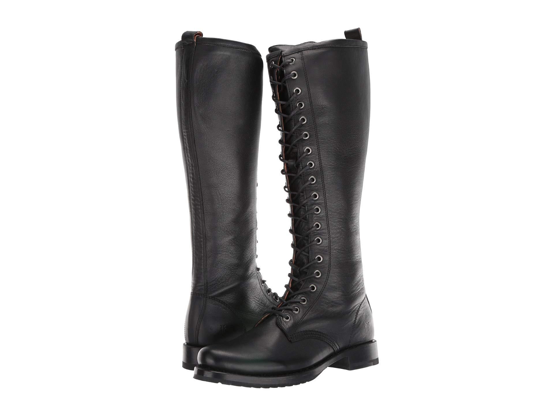 frye veronica combat tall boots