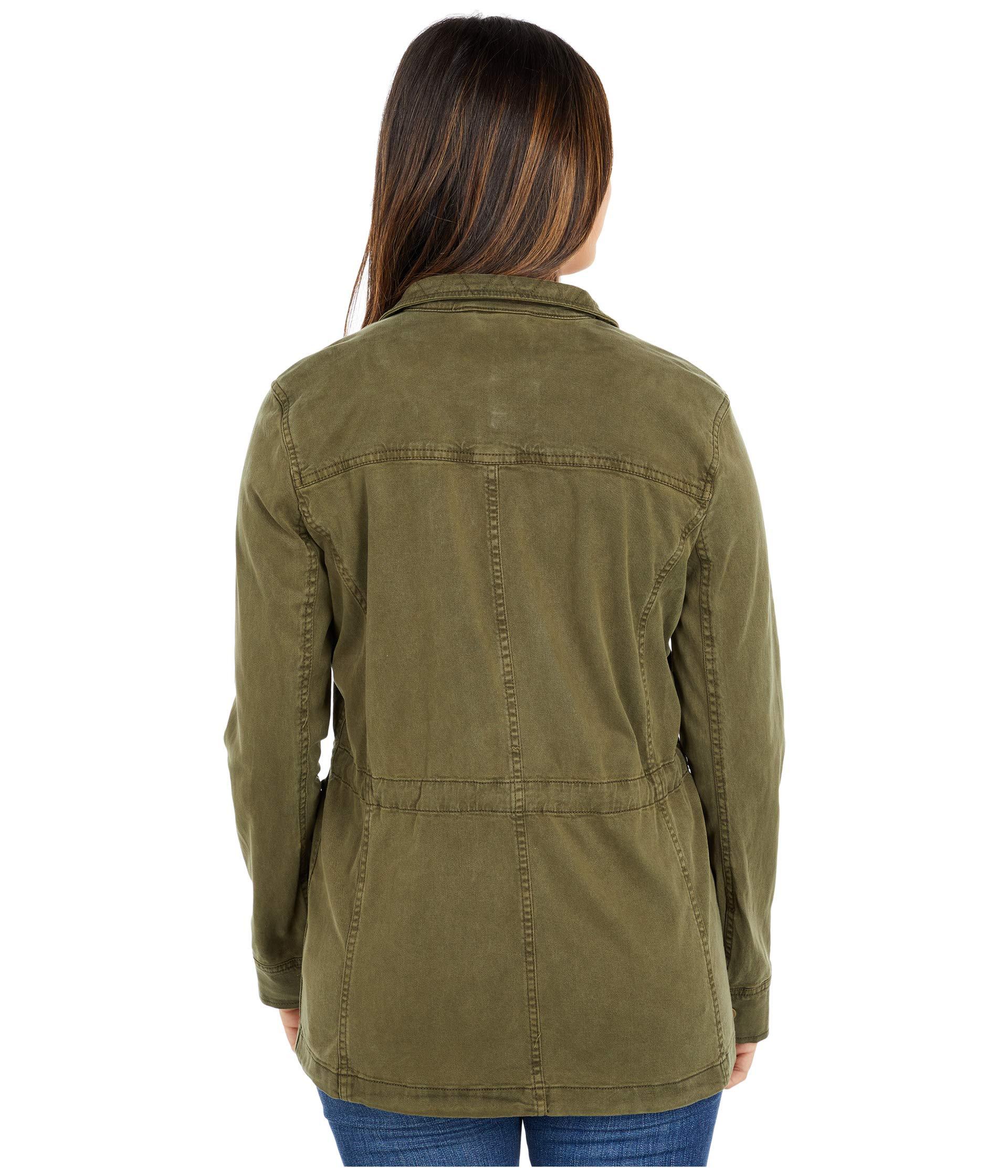 Lucky Brand Cotton Utility Jacket in Green - Lyst