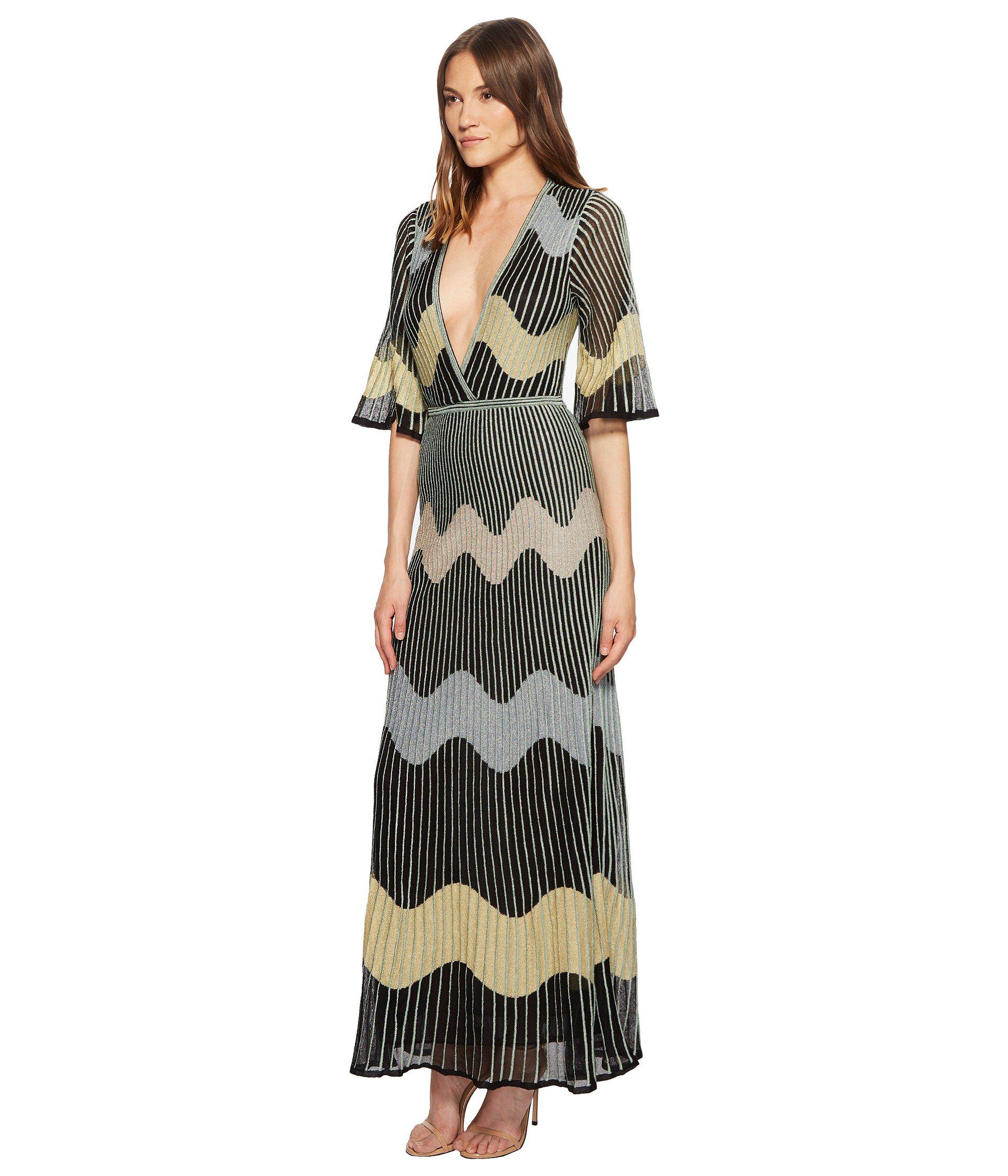 M Missoni Synthetic Metallic Ribbed 