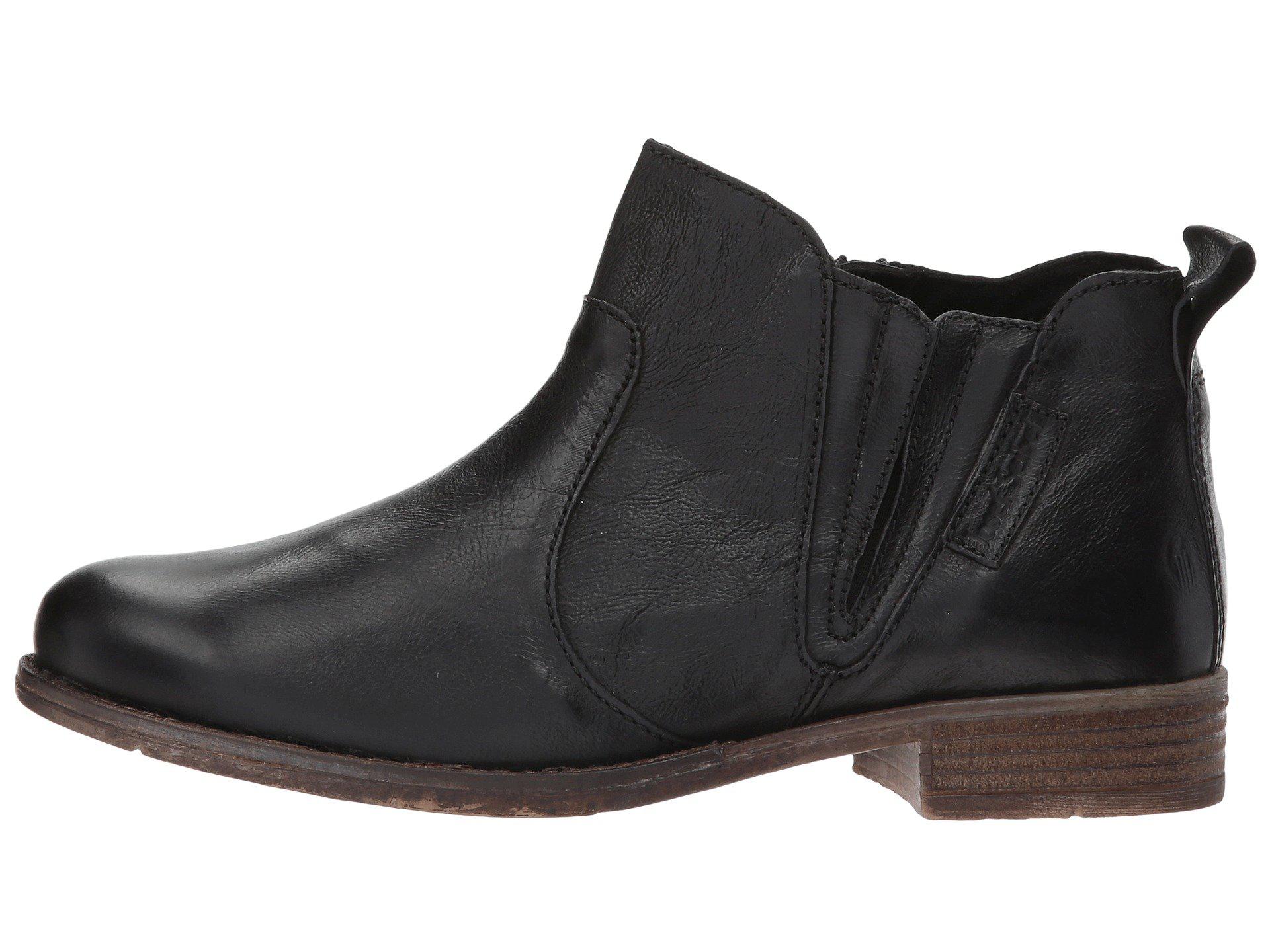 josef seibel sienna 45 leather block heel booties