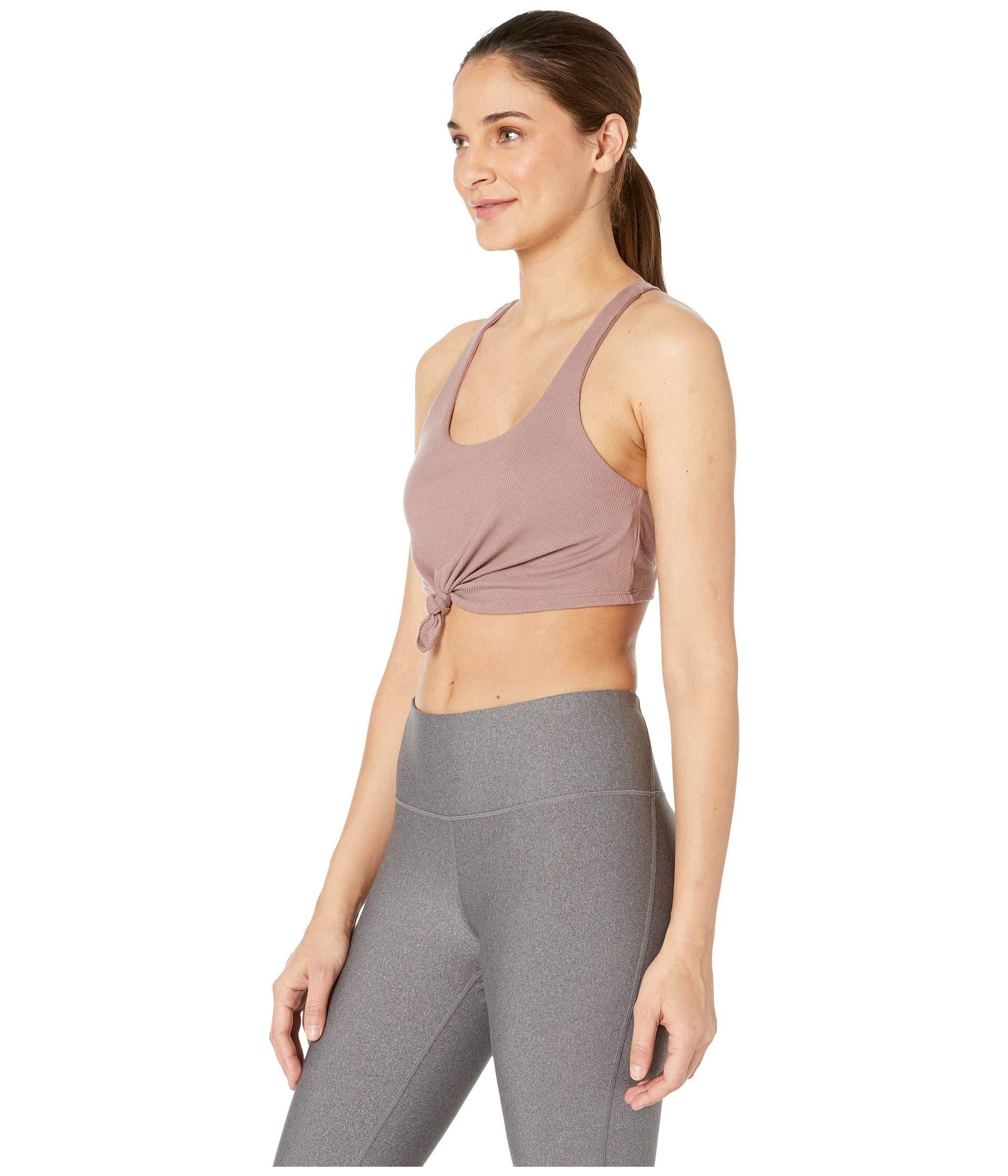 alo yoga knot tank bra
