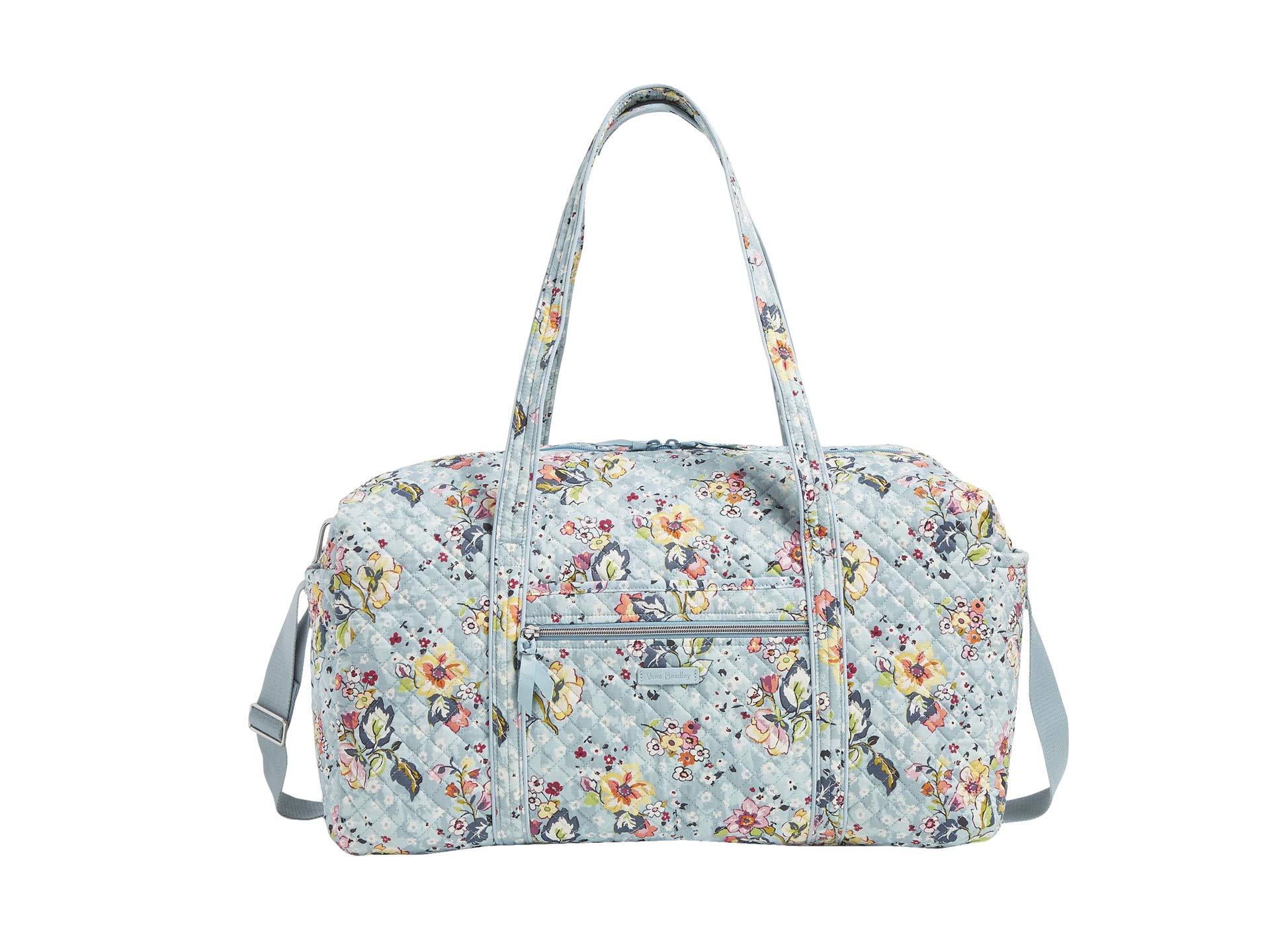 Vera Bradley Cotton Large Travel Duffel in Blue Lyst