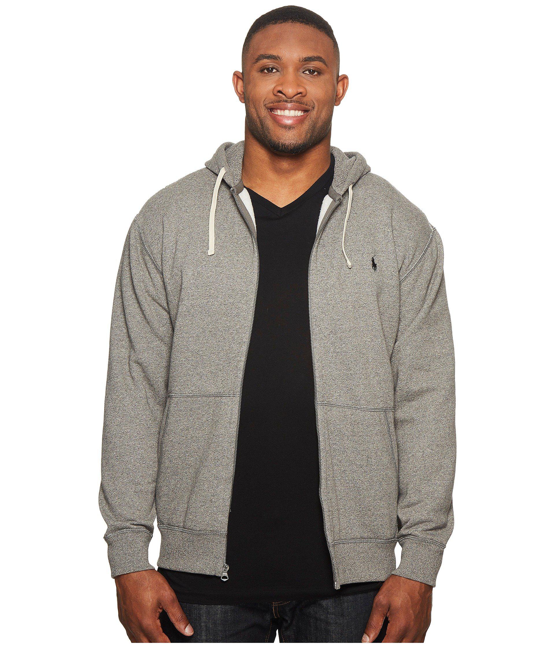Alaskan heather polo hoodie Clearance