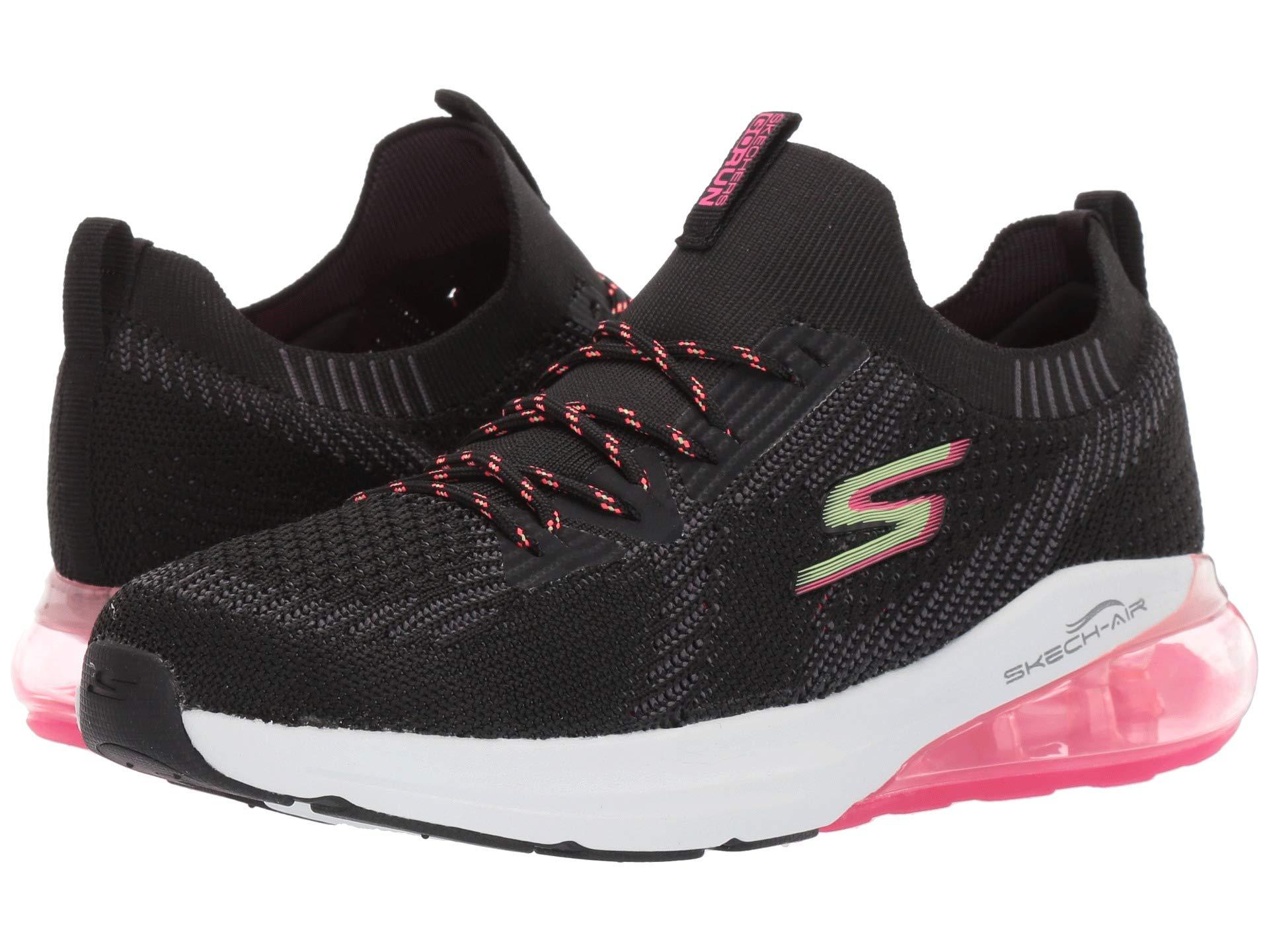 Skechers Go Run Air Trainers in Black - Lyst