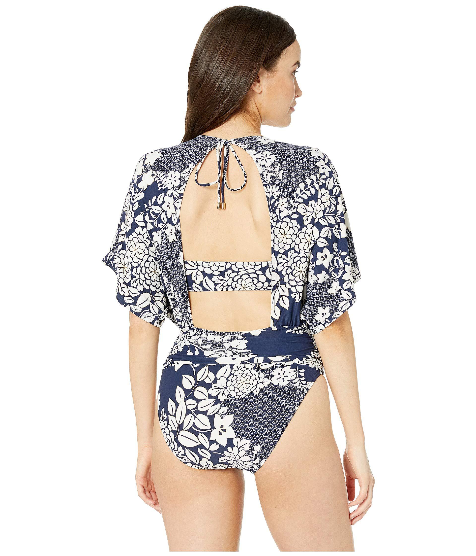 vince camuto kimono sleeve swimsuit