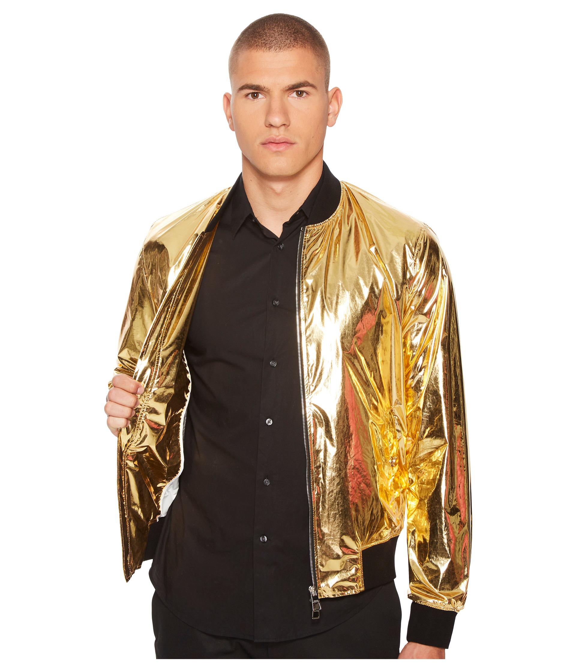 shiny gold tracksuit