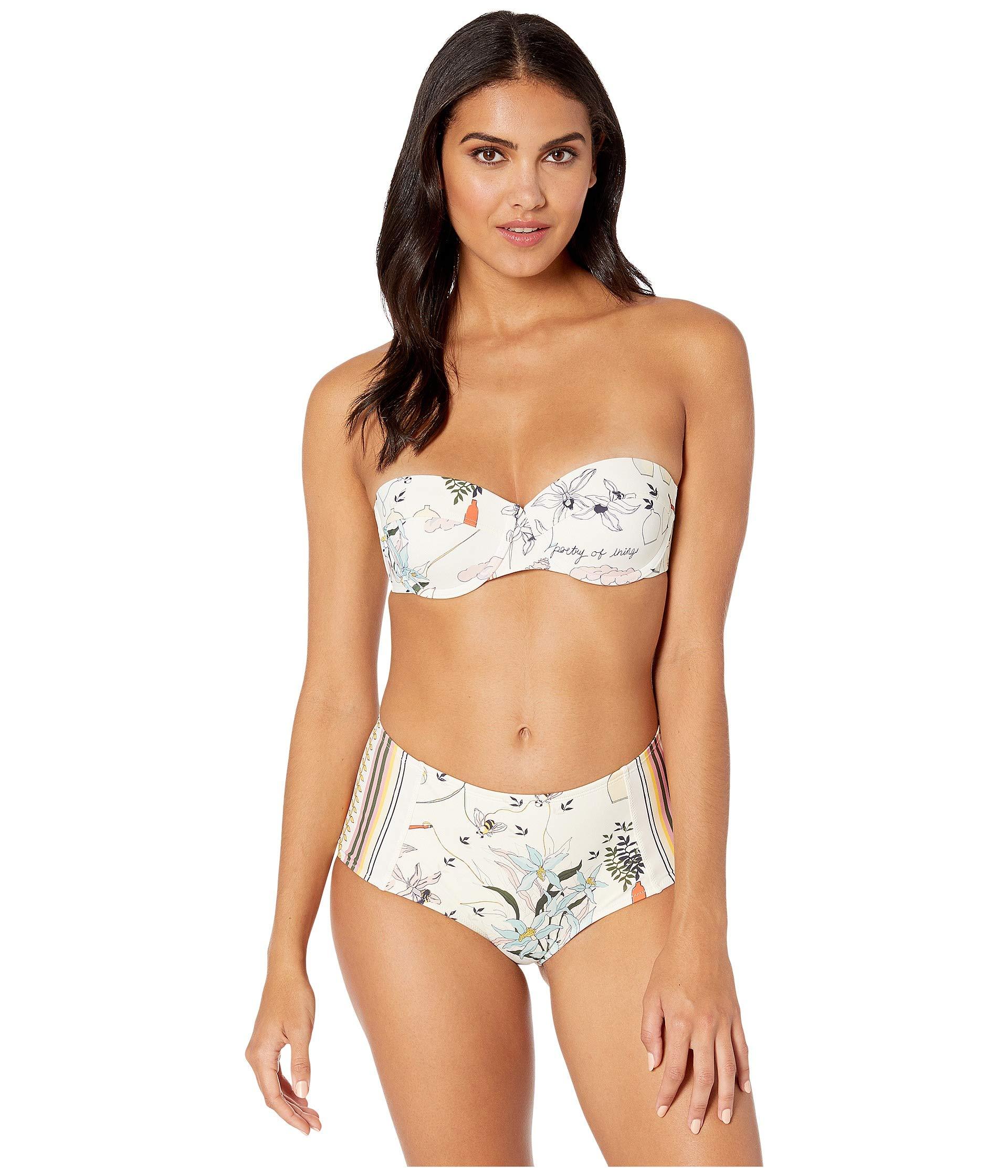 Tory Burch Printed High-waisted Bottoms - Lyst