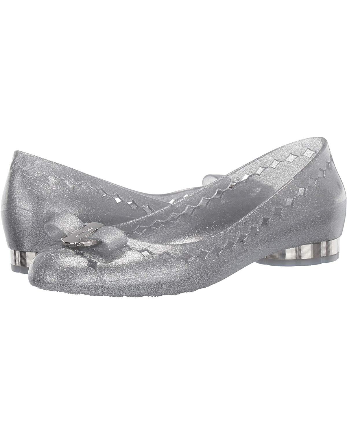 ferragamo jelly ballet flat