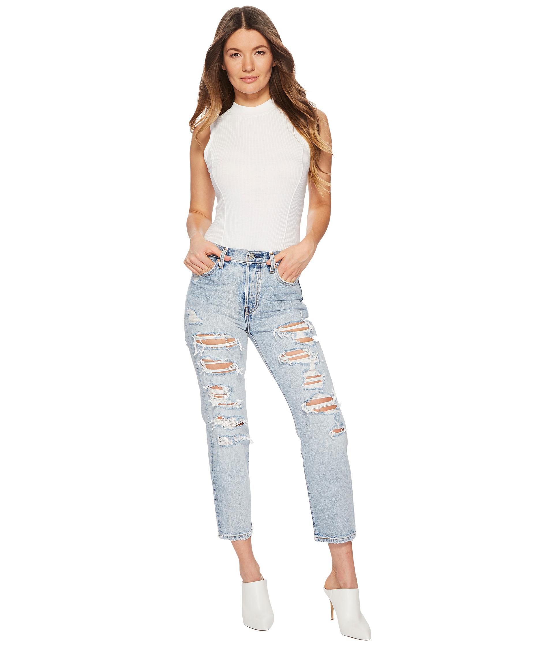 levis bodysuit white