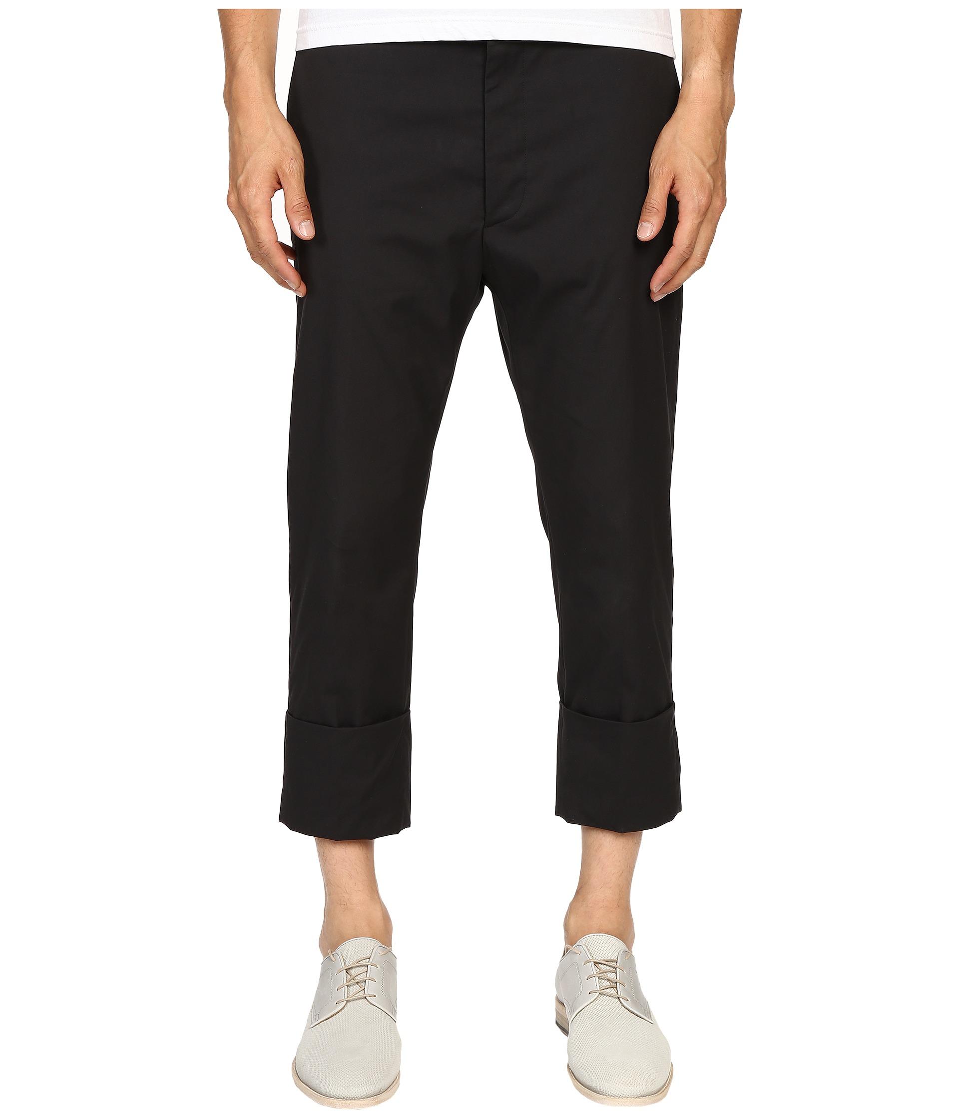 Vivienne westwood James Bond Stretch Cotton Cropped Trousers in Black ...