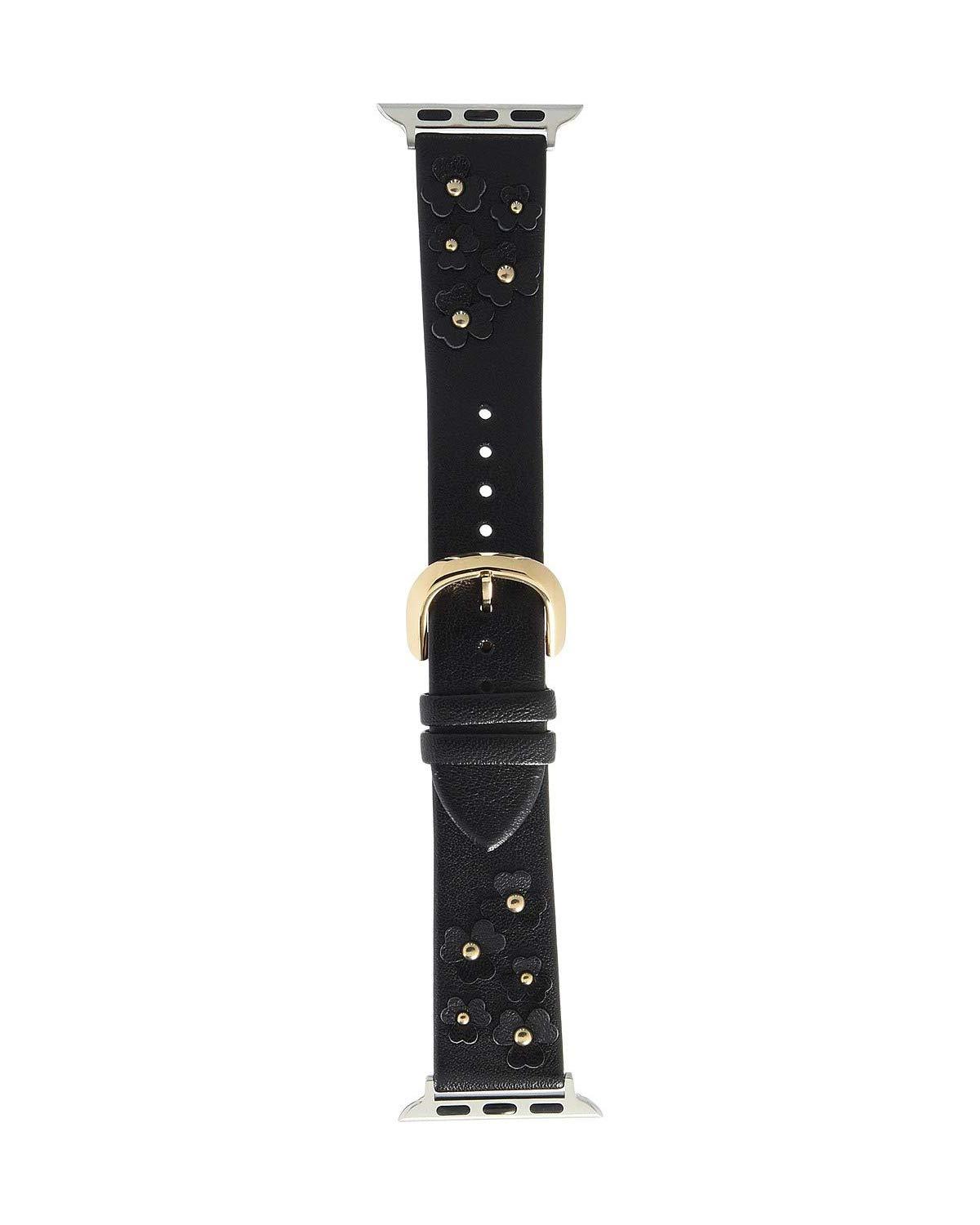 Kate Spade 38/40 Mm Floral Leather Apple Watch® Band in Black Lyst