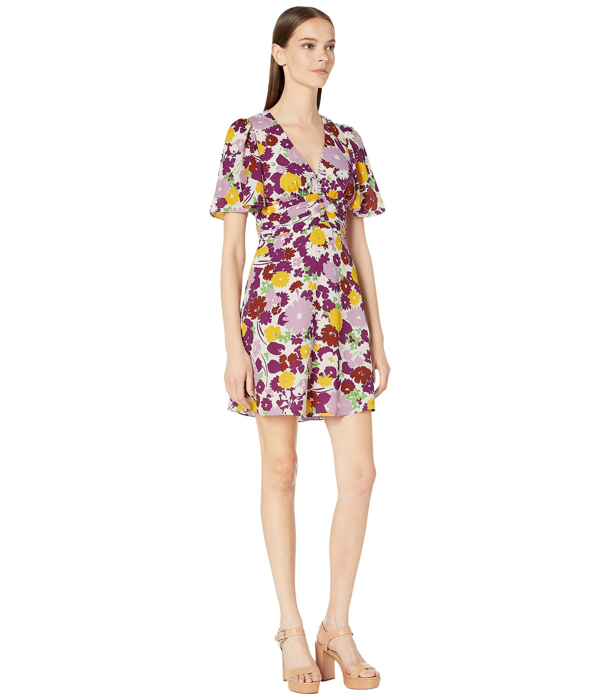 Kate Spade Synthetic Swing Floral Dress - Lyst
