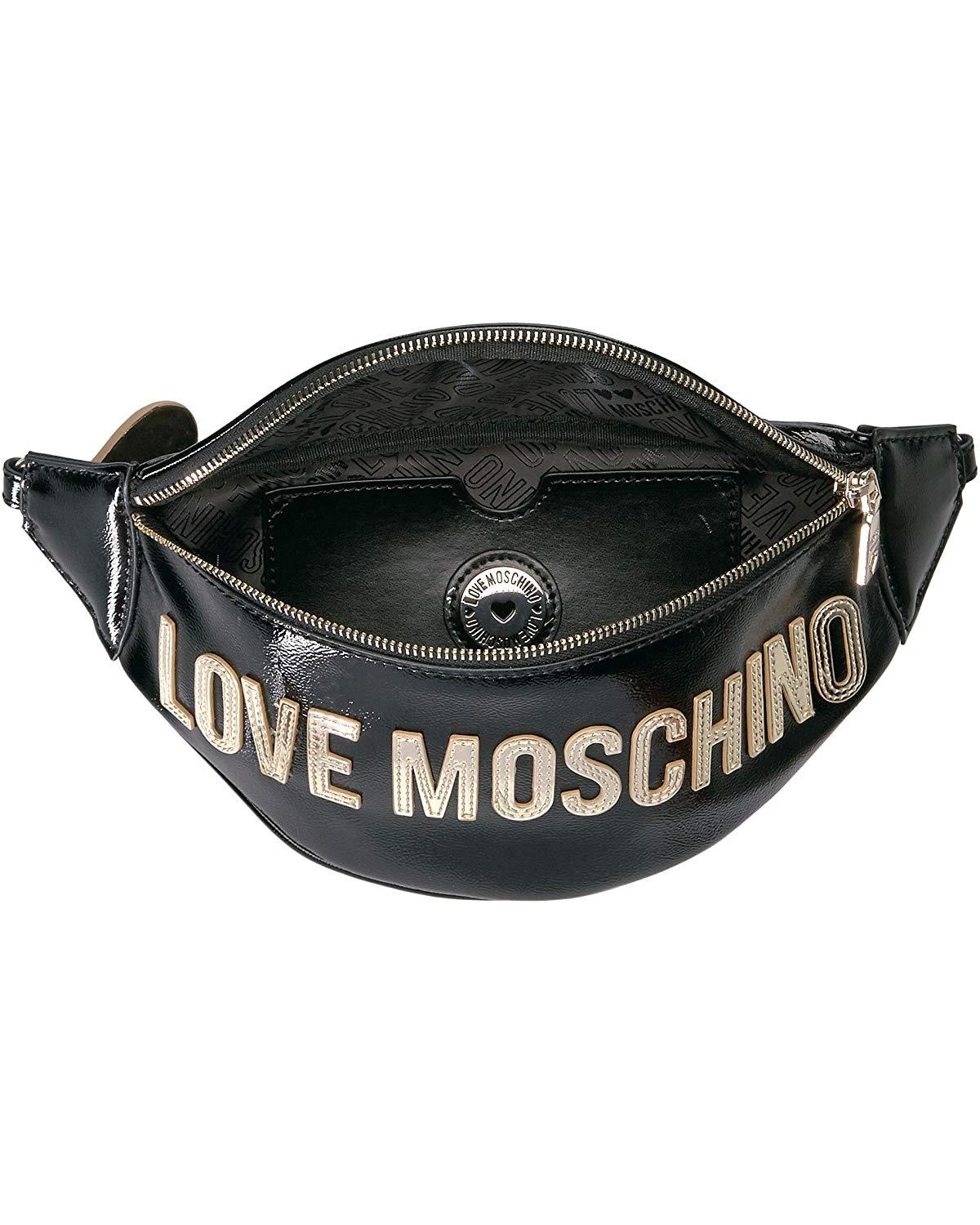Love Moschino Logo Belt Bag in Nero (Black) - Lyst