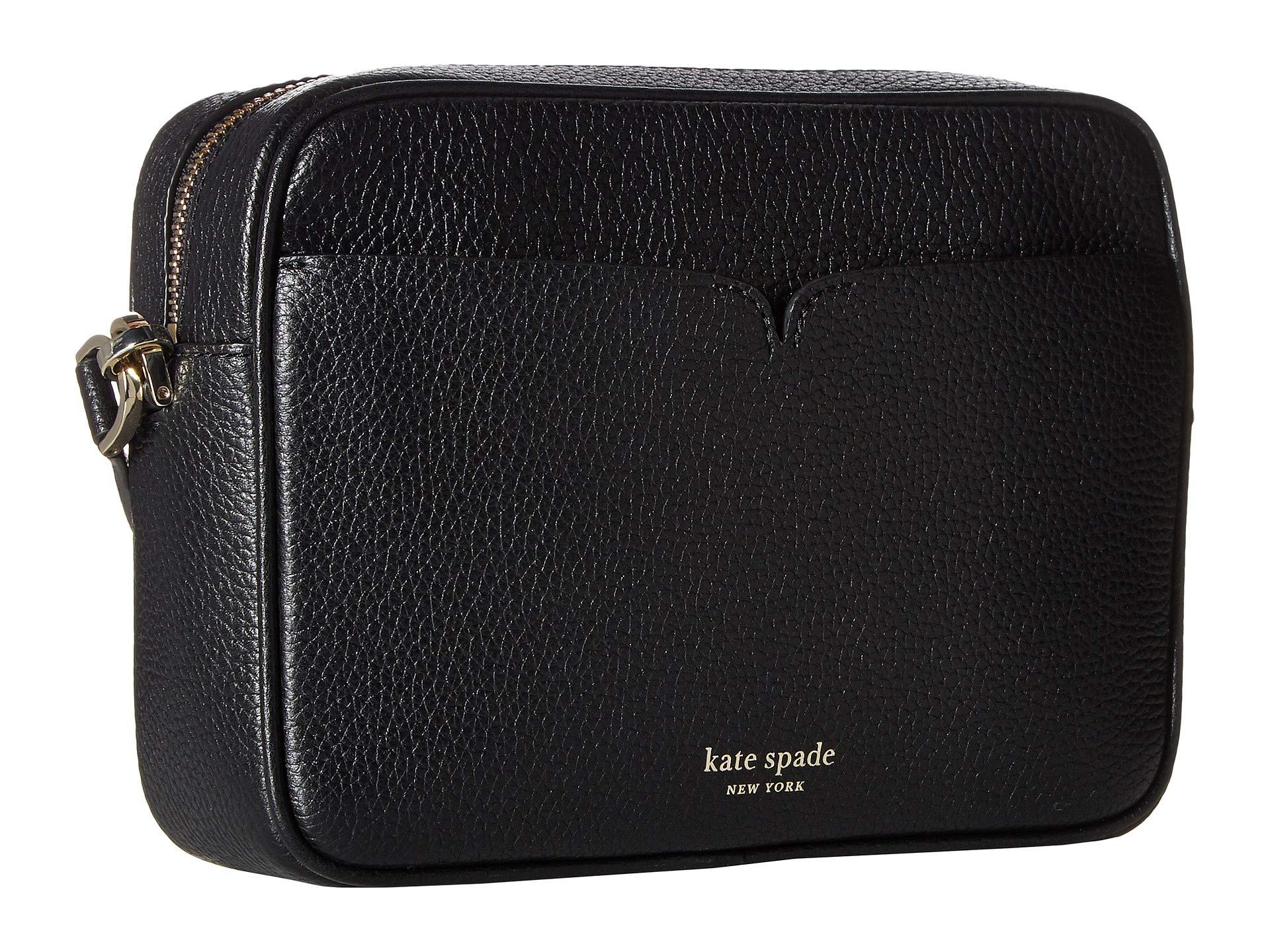 Kate Spade Leather Polly Medium Camera Bag in Black Lyst