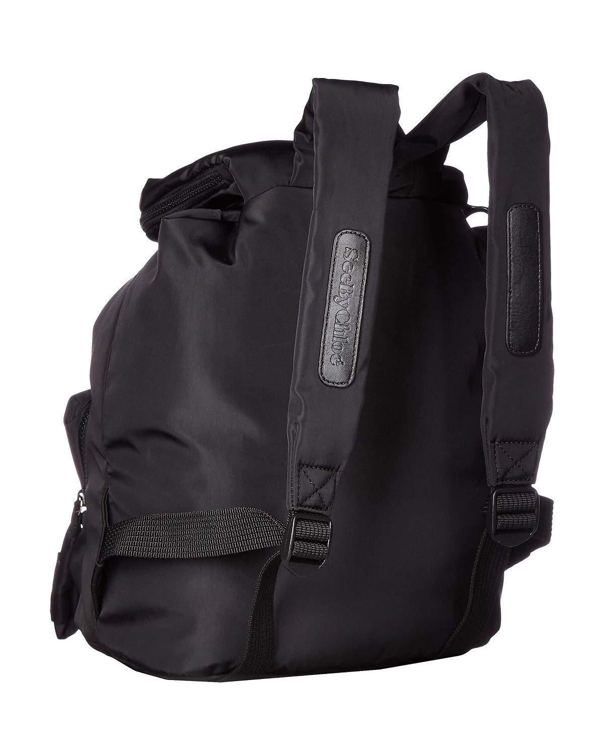 see by chloe black backpack