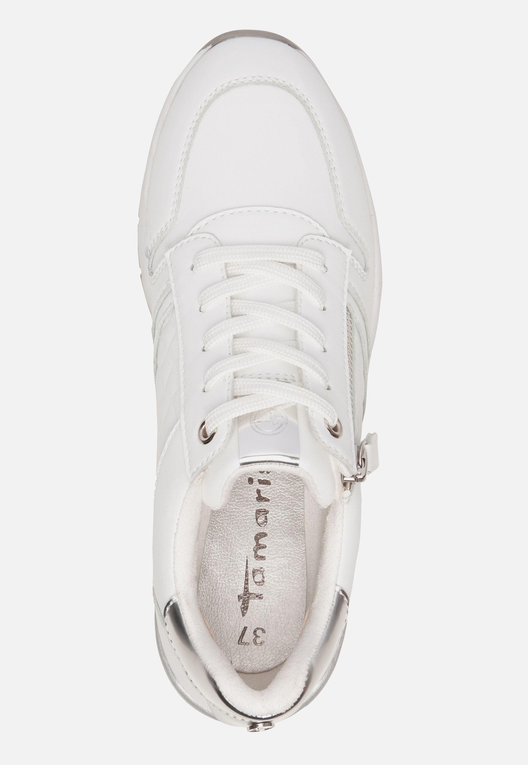 Tamaris Sneakers Wit in het Wit - Lyst