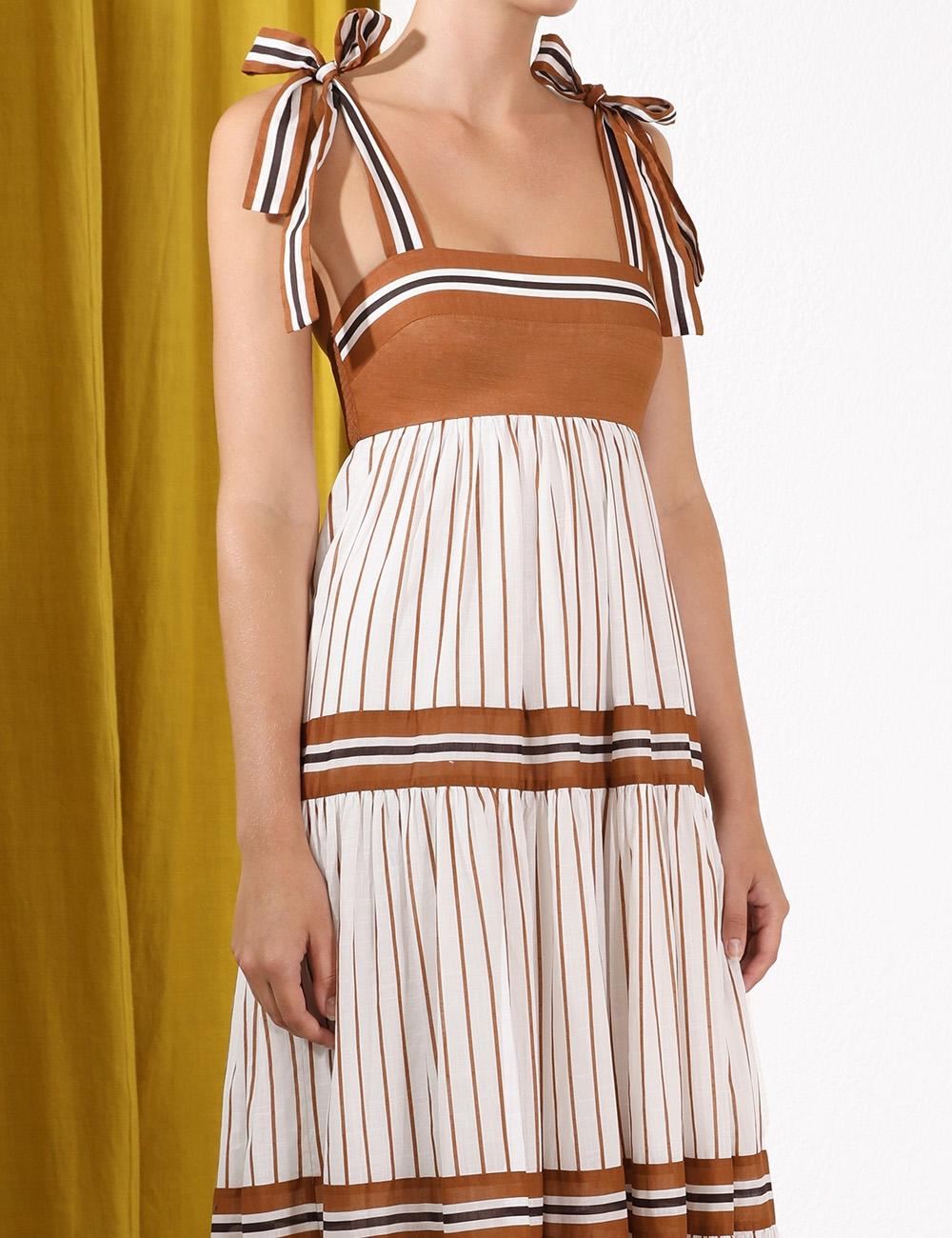 zimmermann striped maxi dress