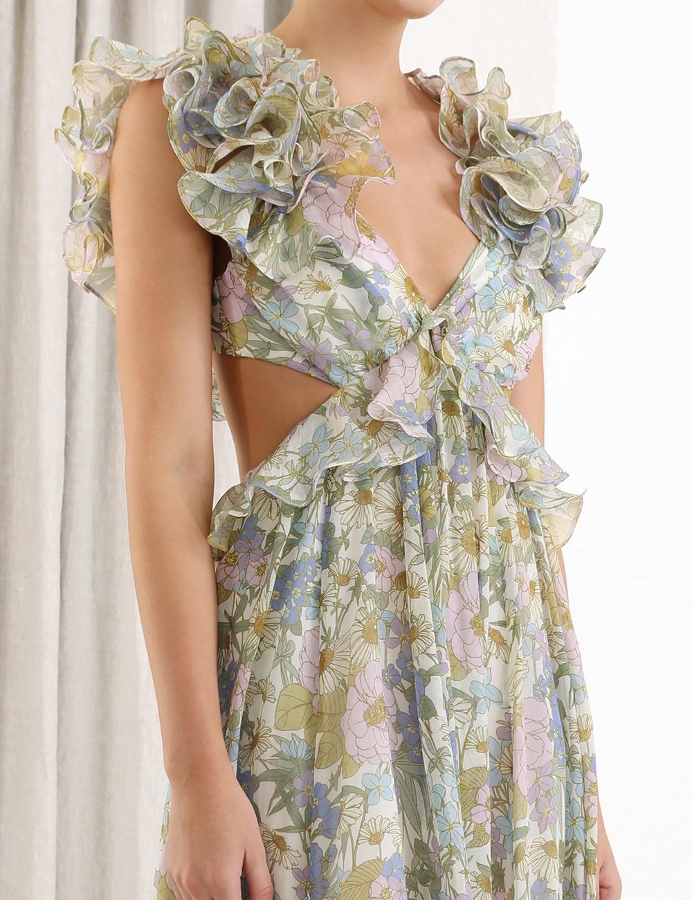 super eight ruffle gown