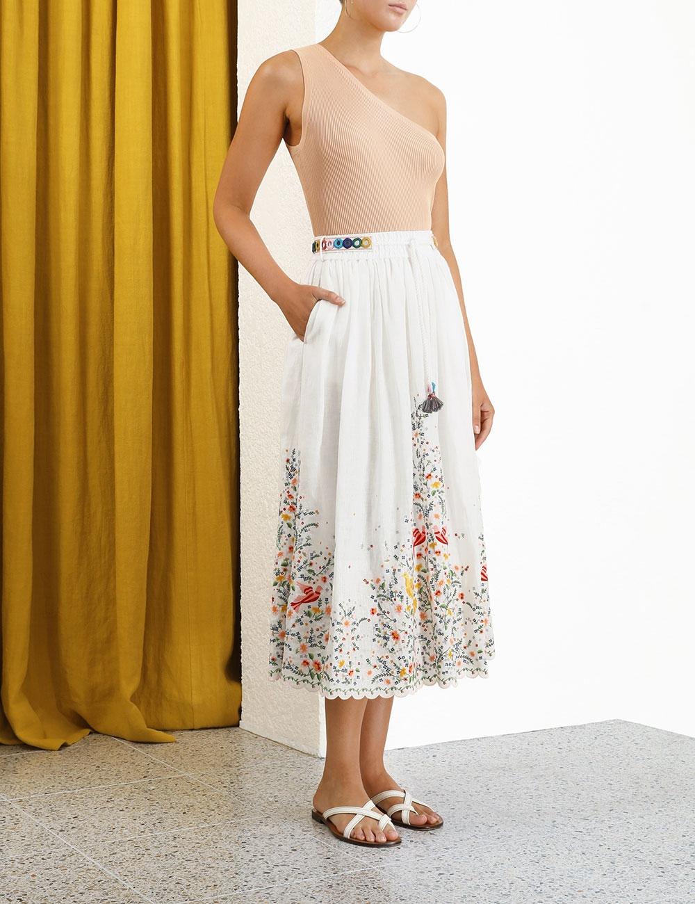 carnaby embroidered bird dress
