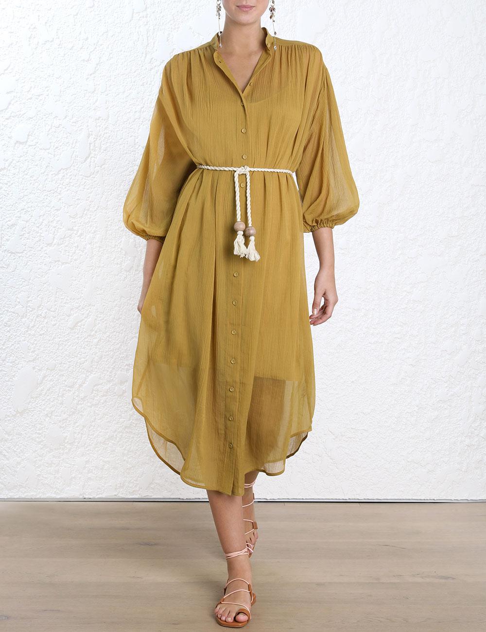 zimmermann wayfarer short shirt dress
