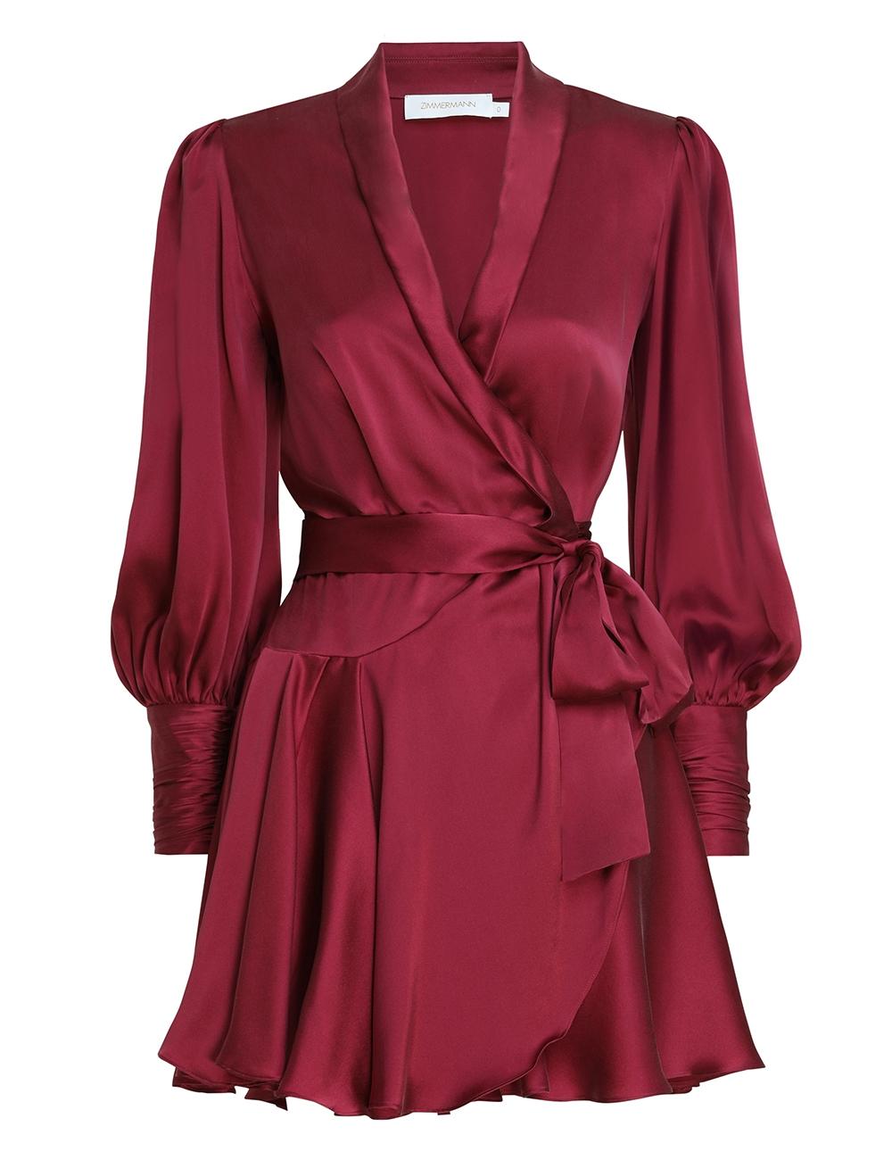 zimmermann silk mini dress