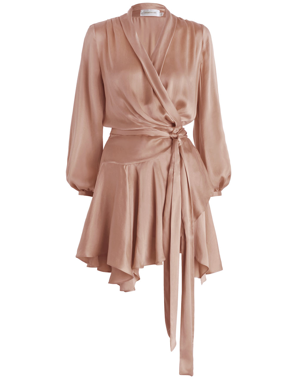 zimmermann sueded robe dress