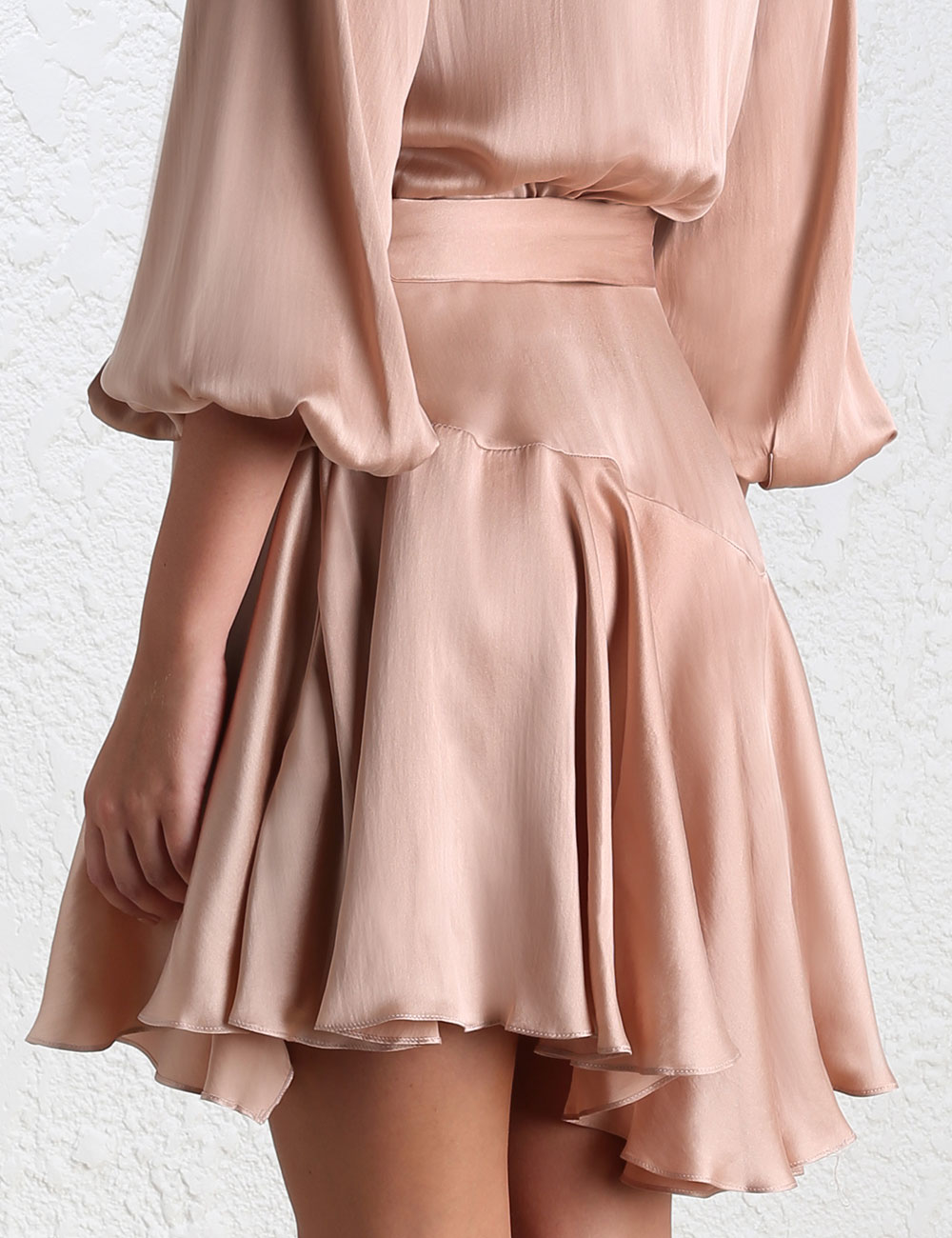 zimmermann sueded robe dress