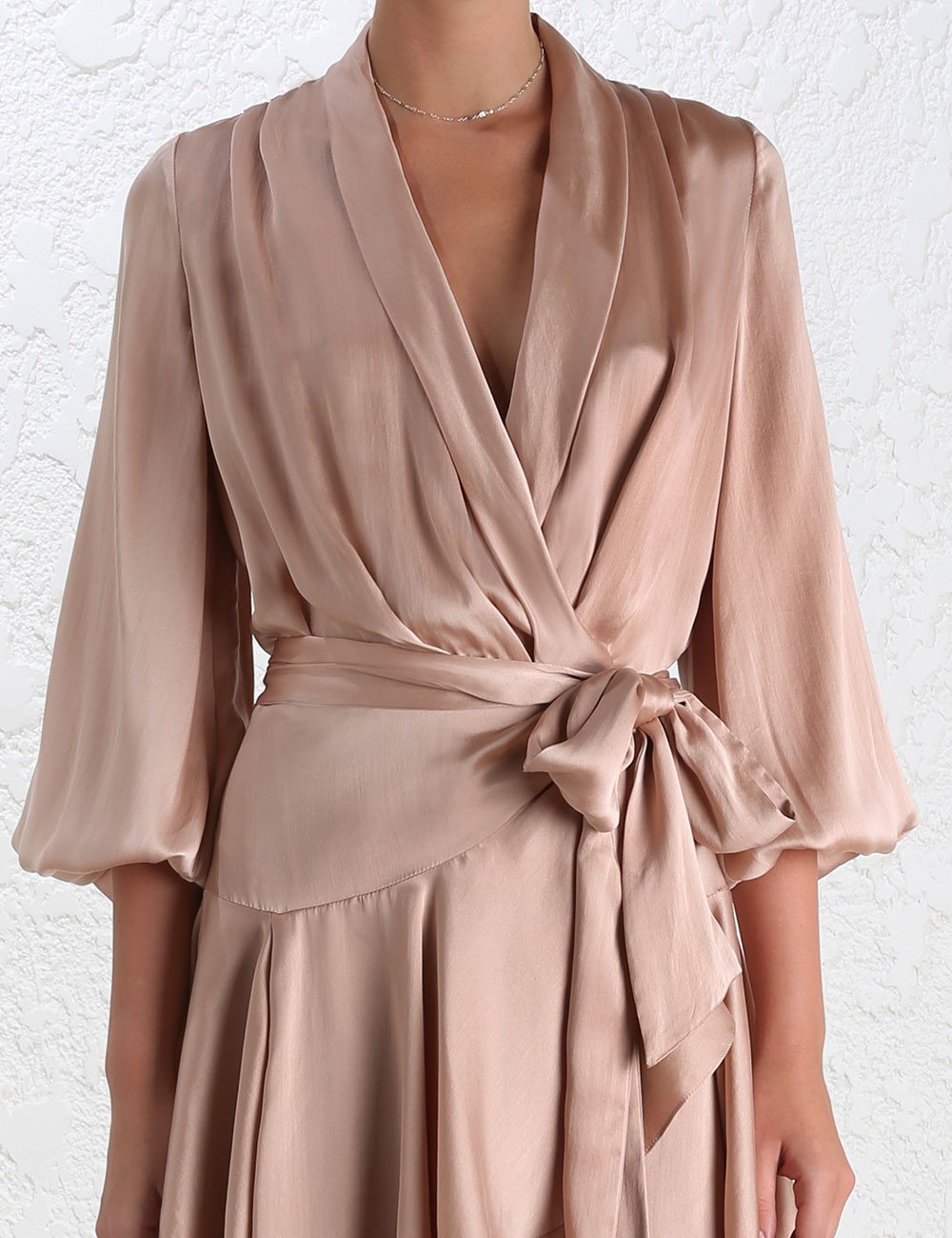 zimmermann sueded robe dress