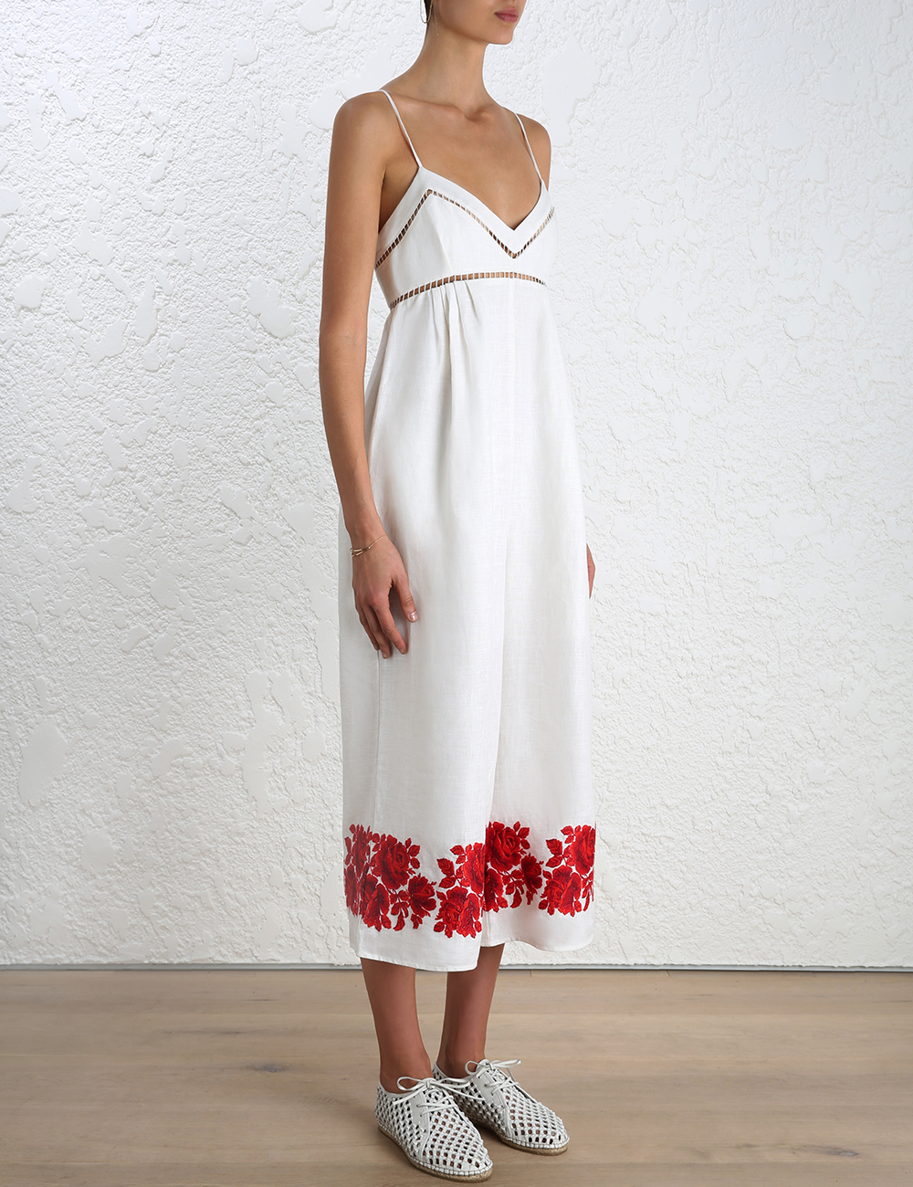 zimmermann jumpsuit white