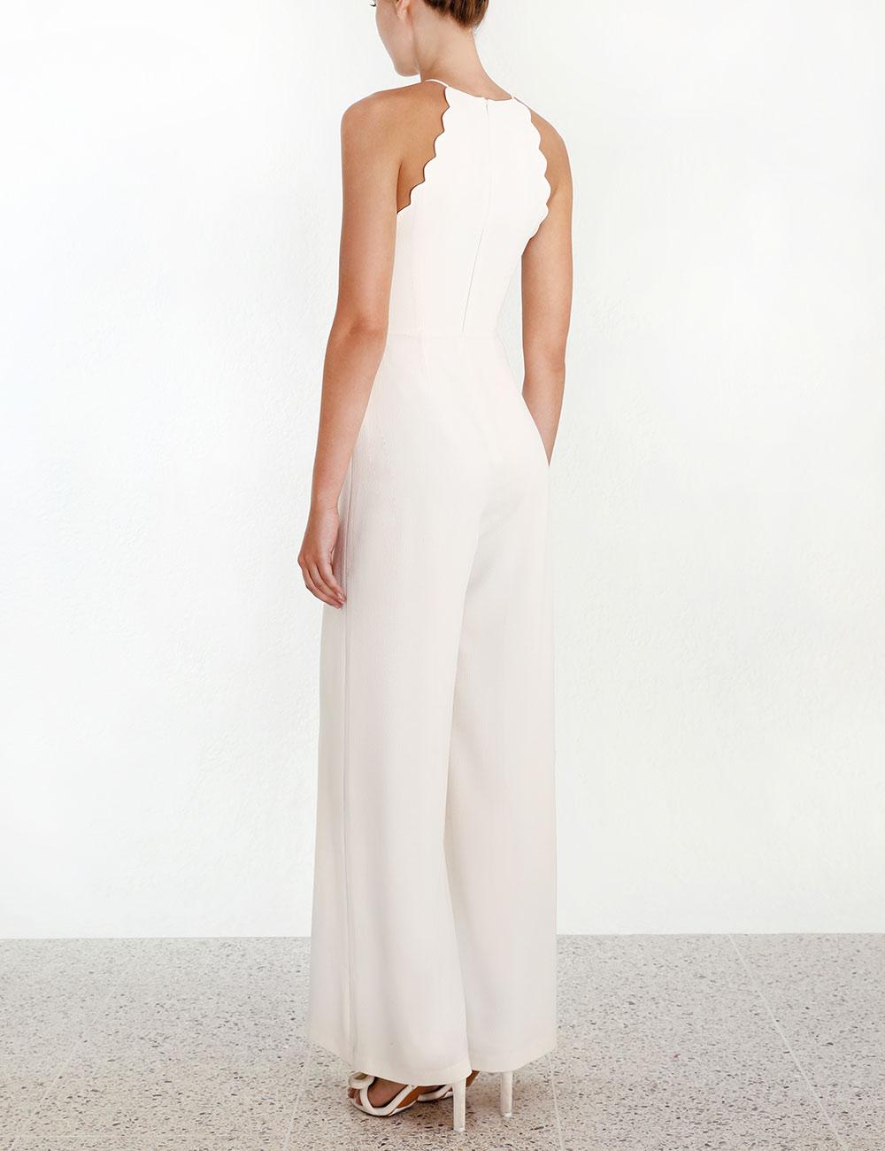 zimmermann scallop jumpsuit