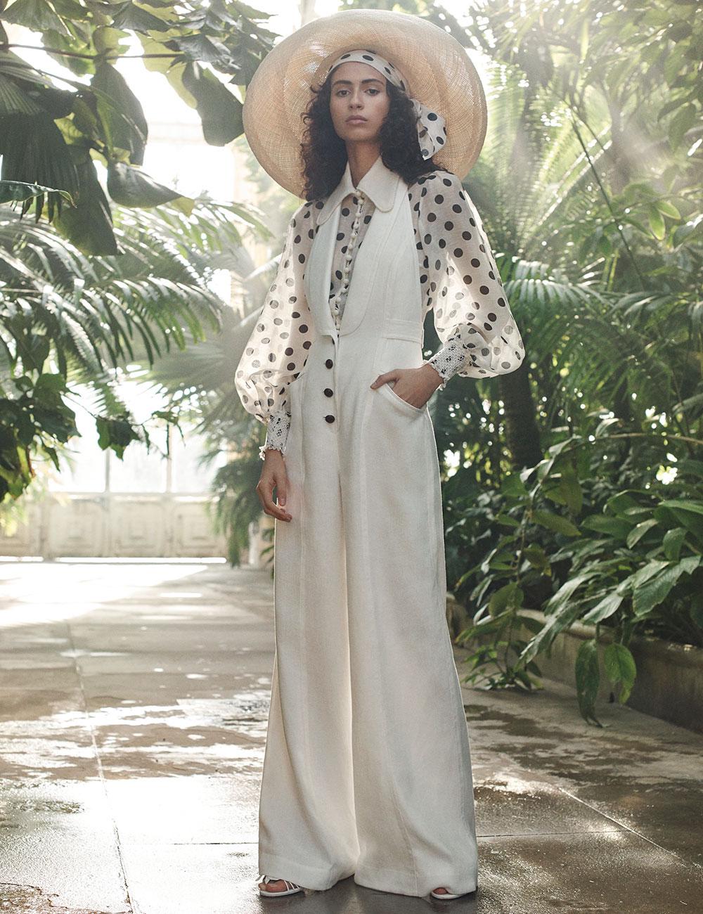 zimmermann corsage tailored jumpsuit