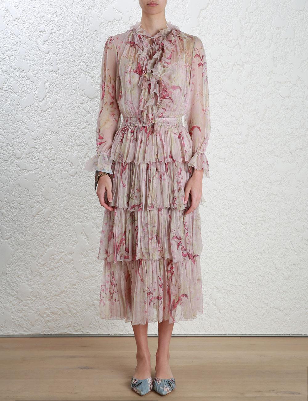 Zimmermann tiered dress Clearance