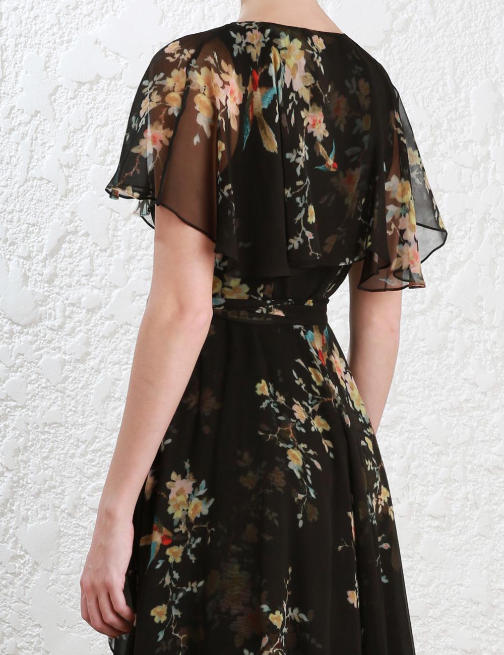 zimmermann maples wrap dress