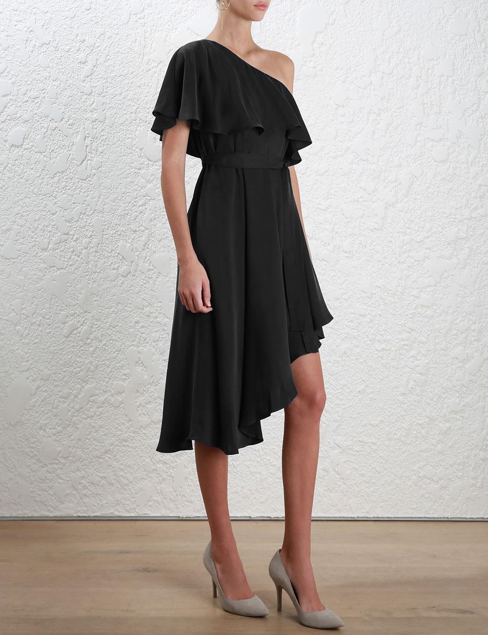 zimmermann black dress