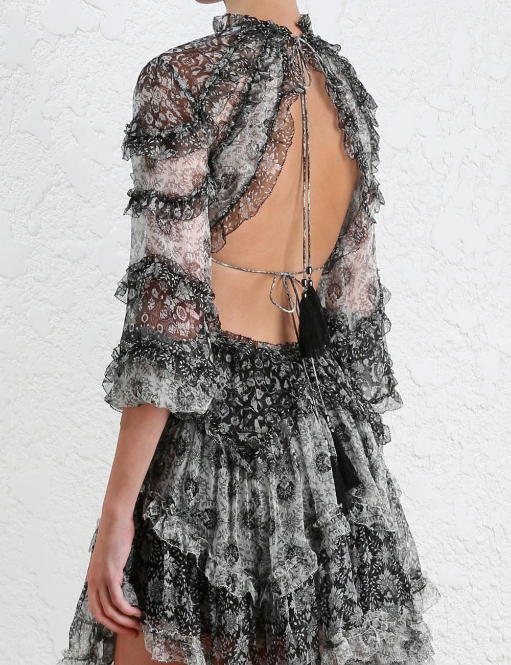 zimmermann divinity ruffle dress