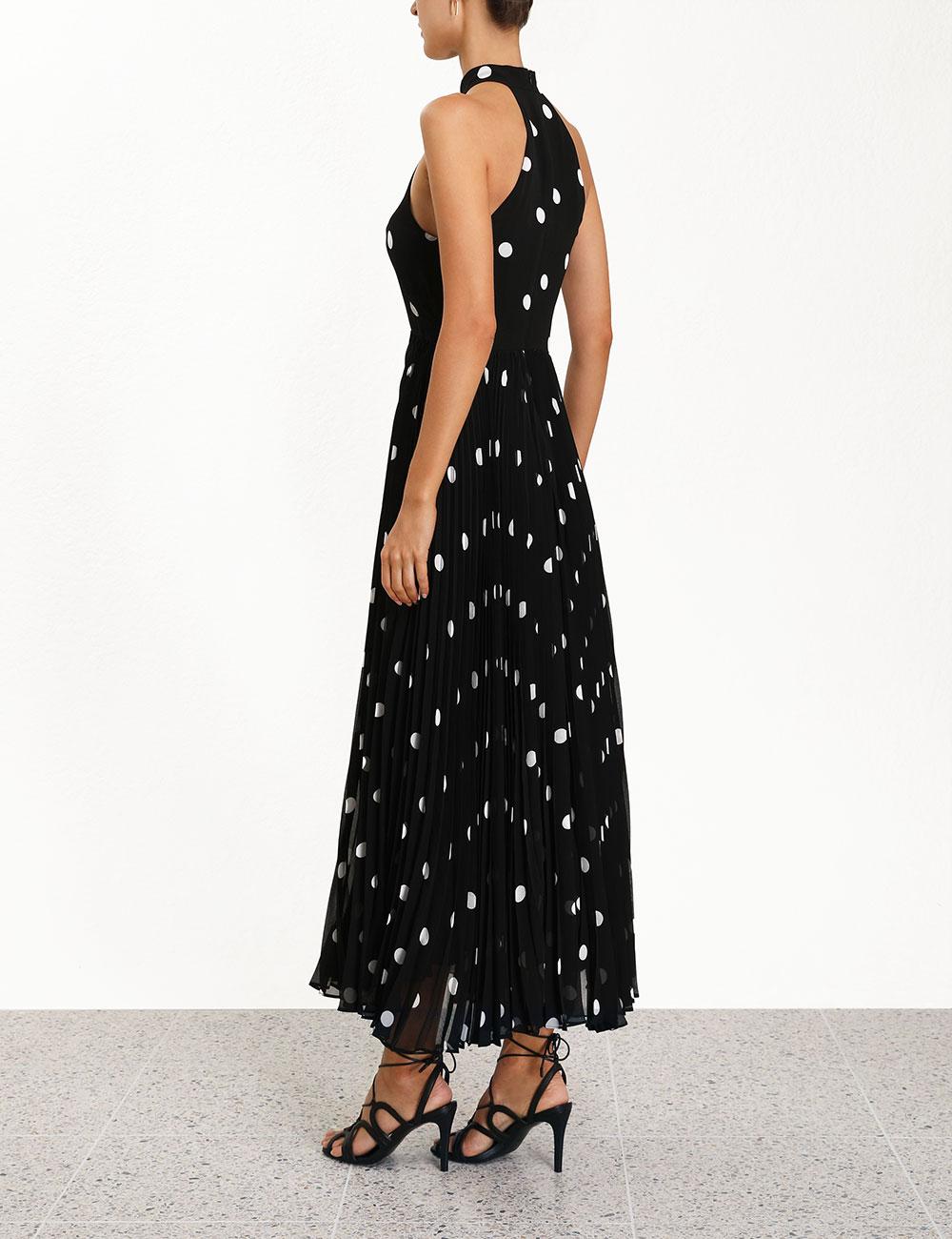 Zimmermann Sunray Picnic Dress in Black 