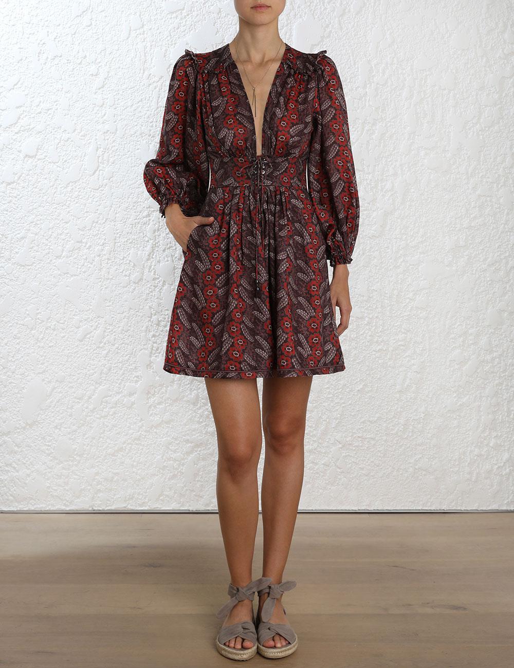 zimmermann corset dress