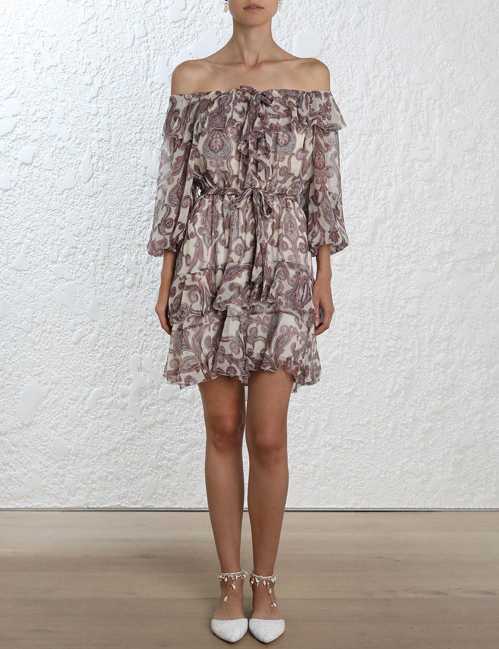 zimmermann off shoulder dress