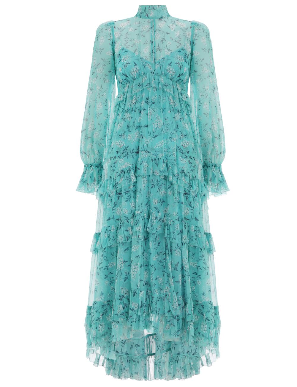 Zimmermann turquoise dress Clearance