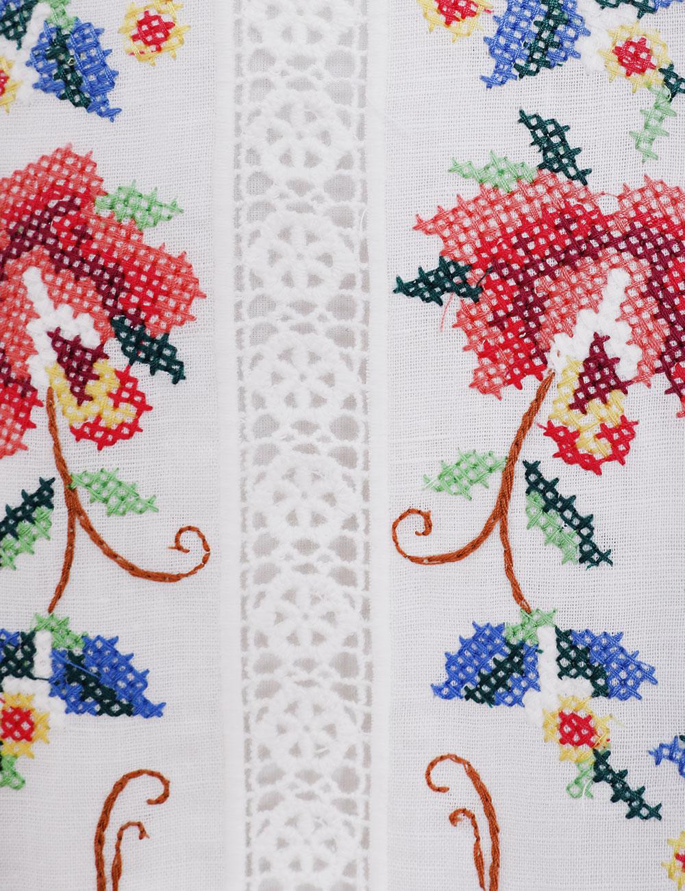 zimmermann laelia cross stitch maxi dress
