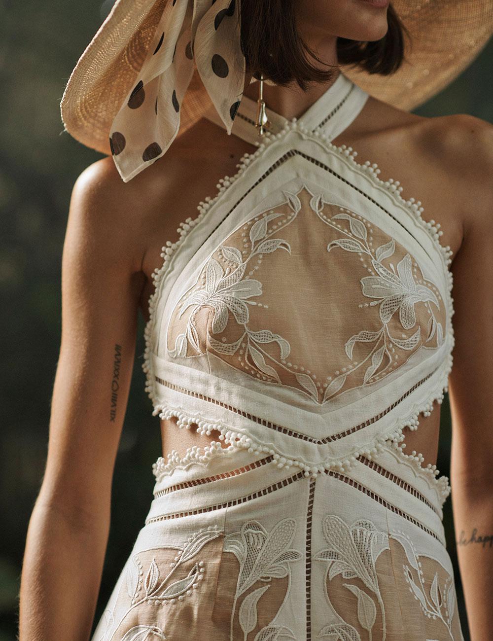 zimmermann corsage lily dress