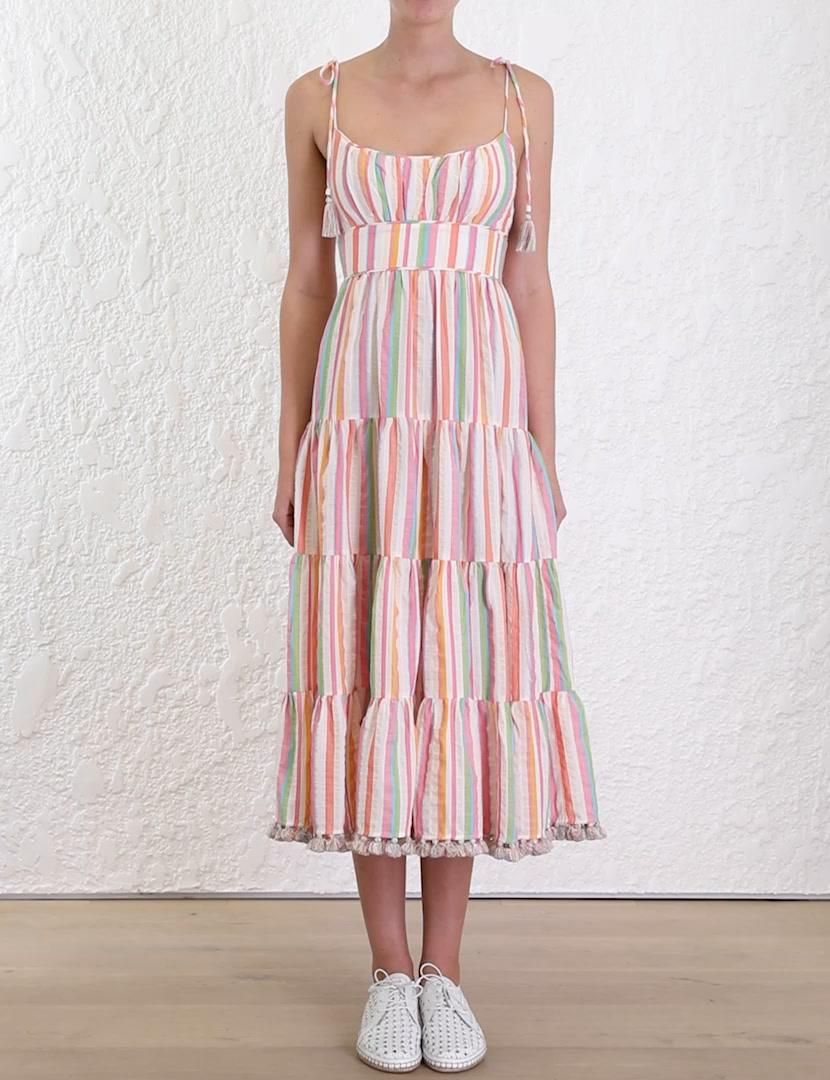 zimmermann striped maxi dress