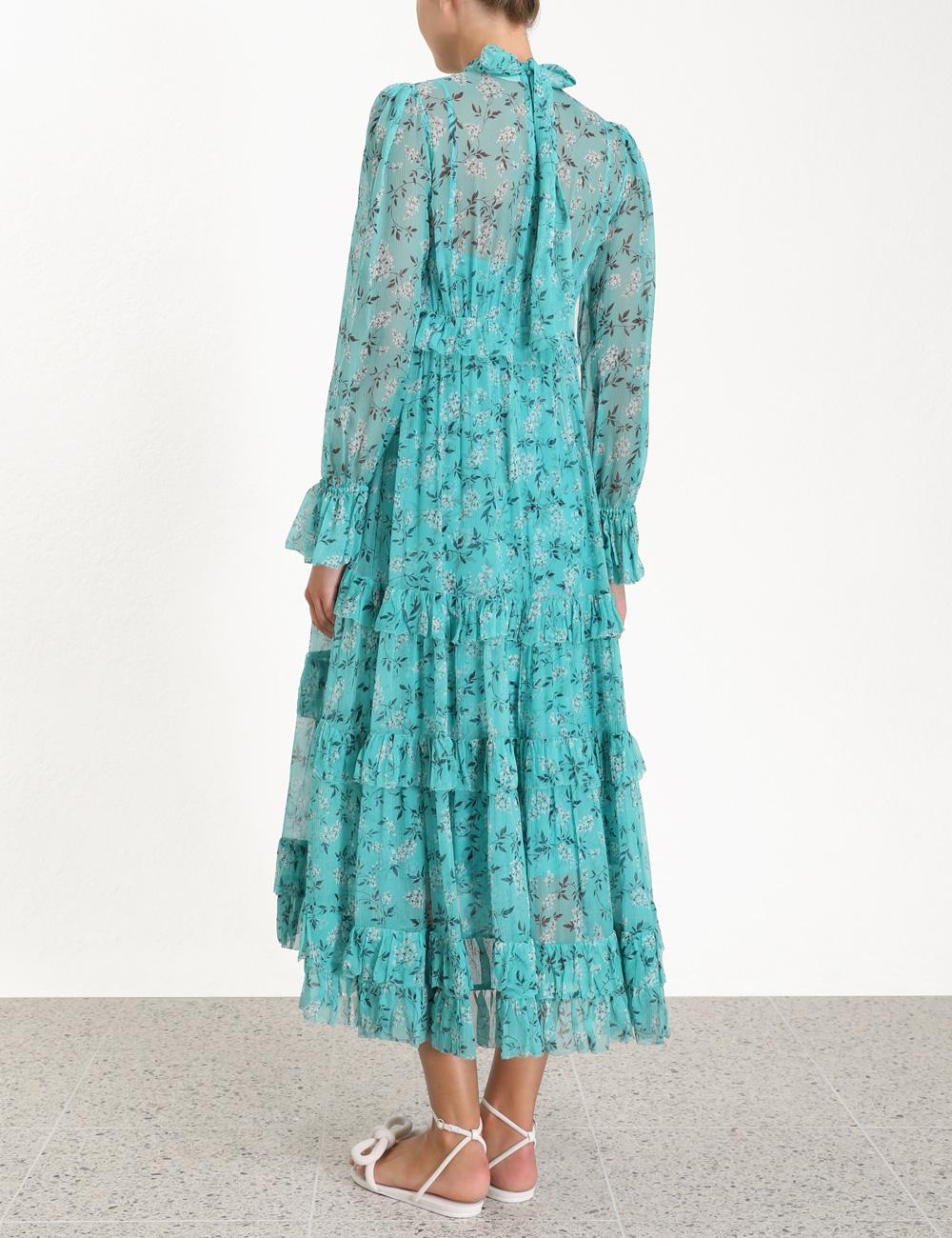 Zimmermann turquoise dress Clearance