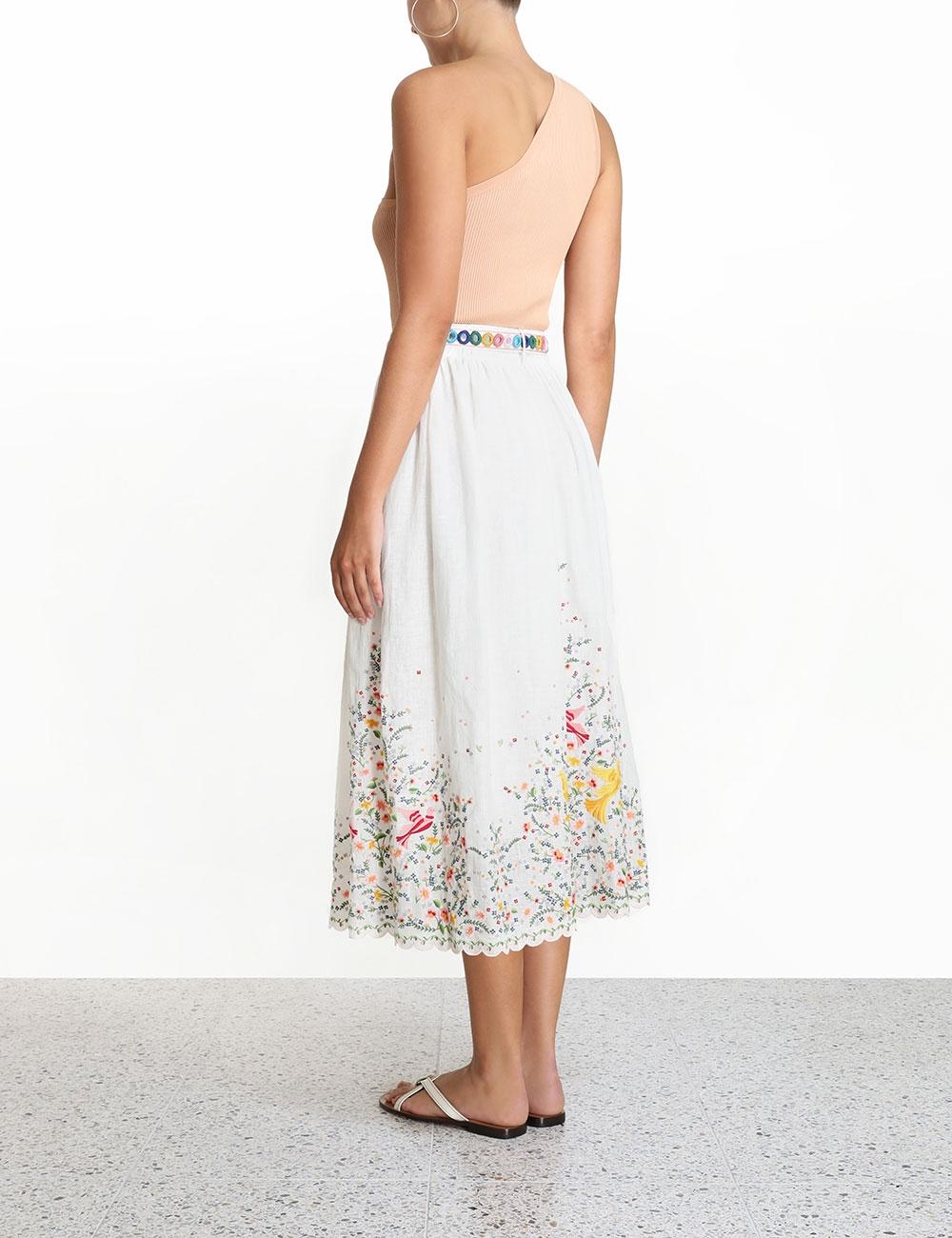 carnaby embroidered bird dress
