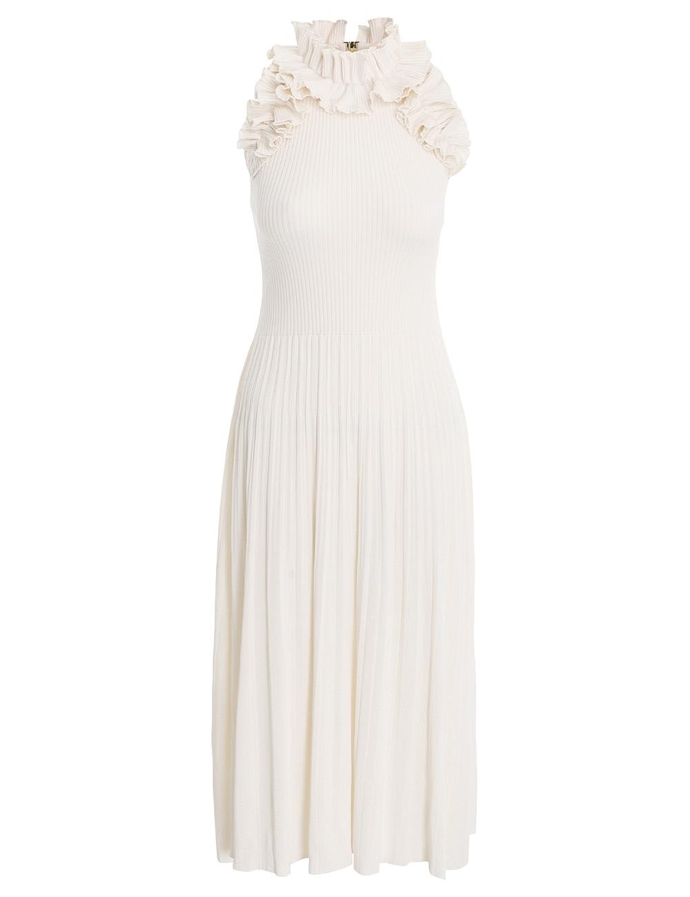 Zimmermann Postcard Ruffle Dress in Parchment (White) Lyst