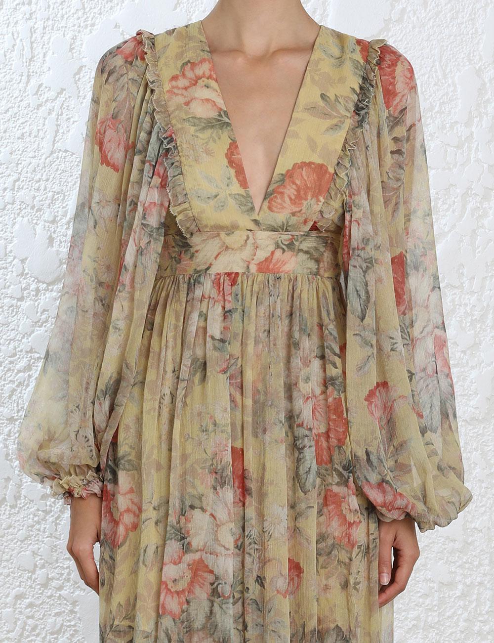 zimmermann melody wrap dress
