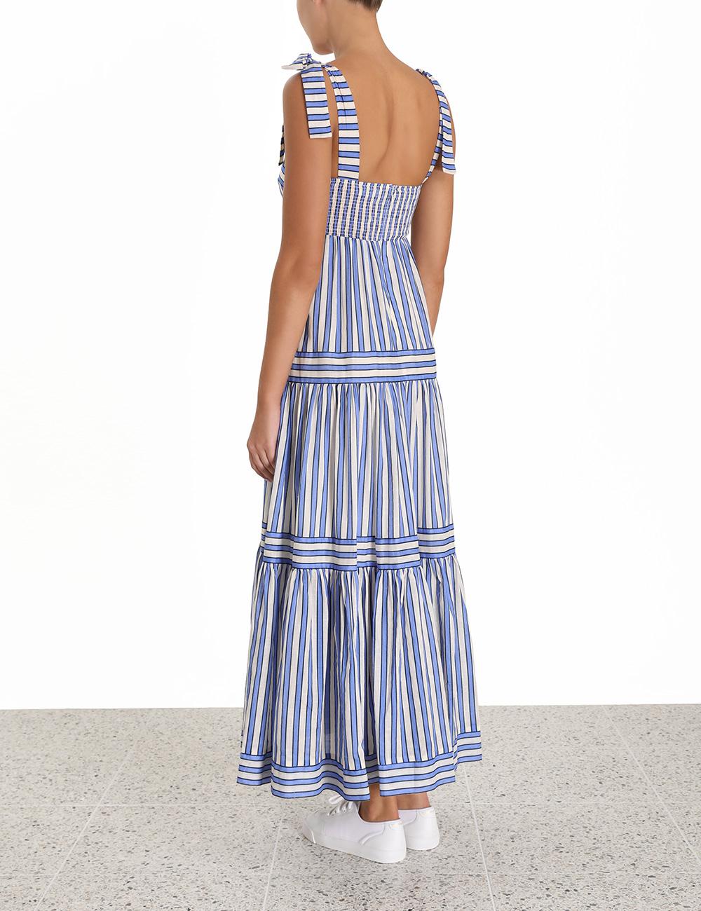 zimmermann blue striped dress