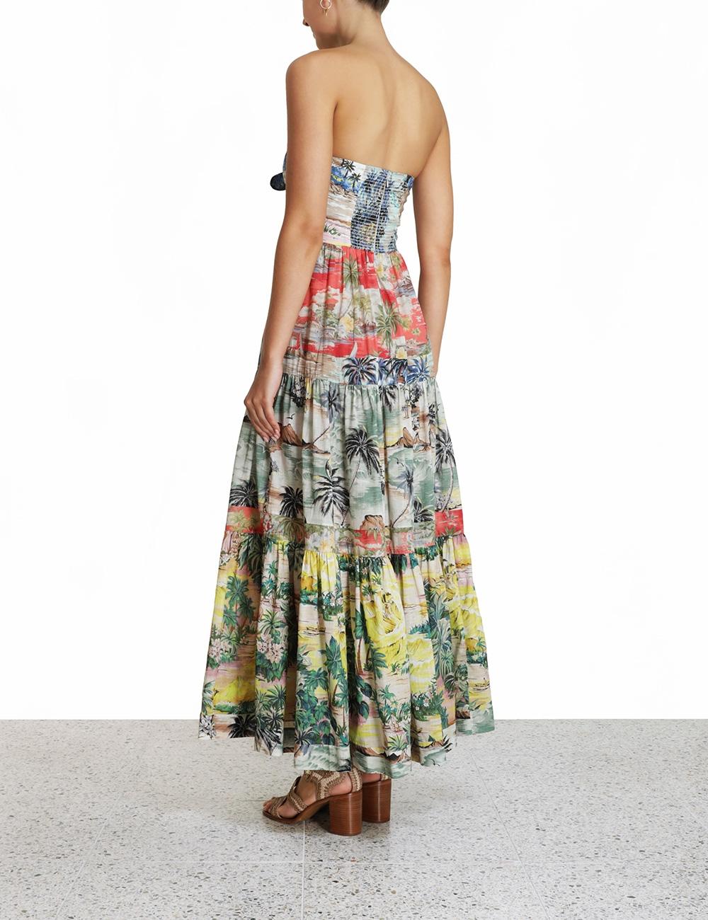 zimmermann juliette tie front dress