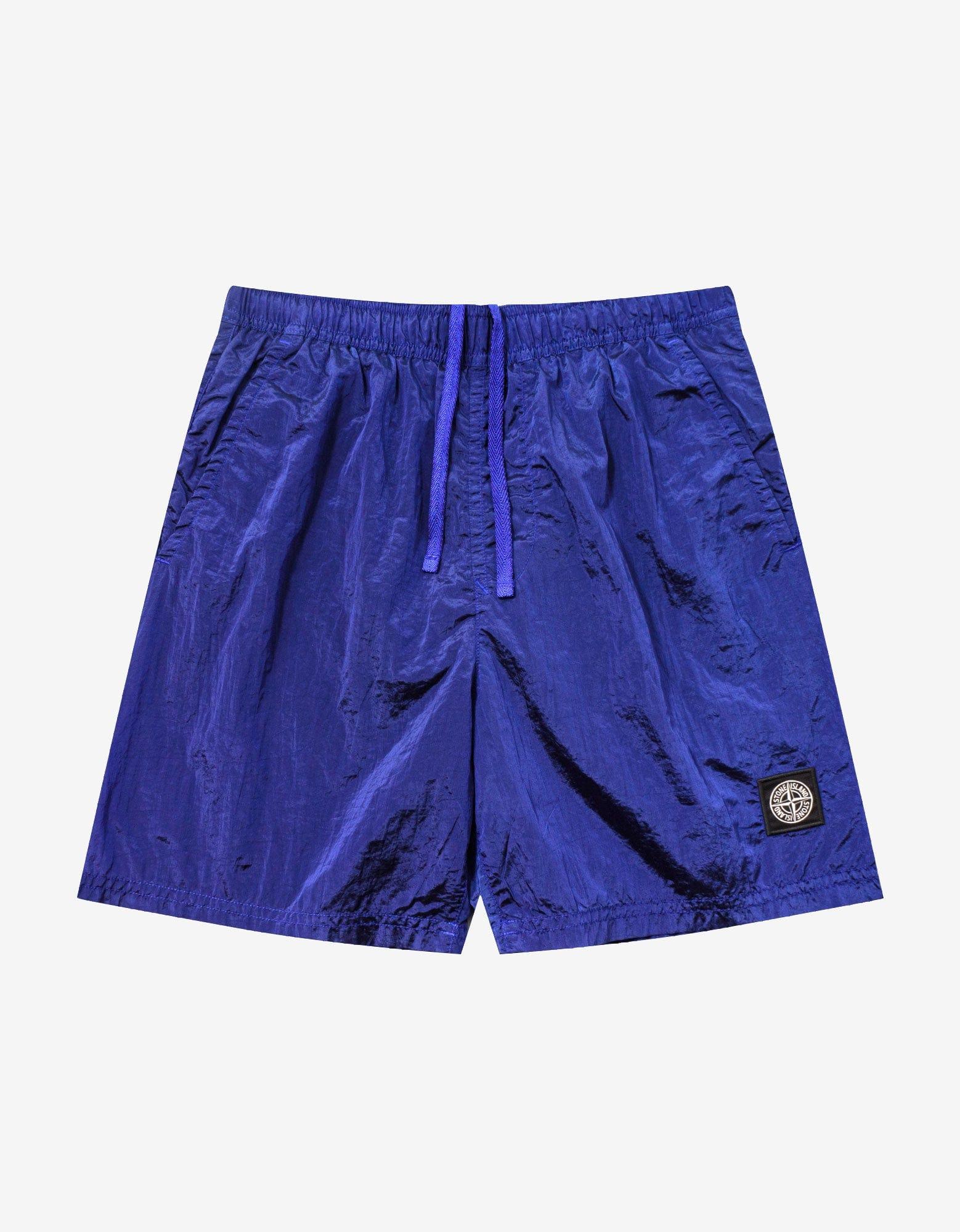 Blue Mens Clothing Shorts Casual shorts Stone Island Synthetic Econyl Nylon Metal Star Inlay Shorts in Bright Blue for Men 